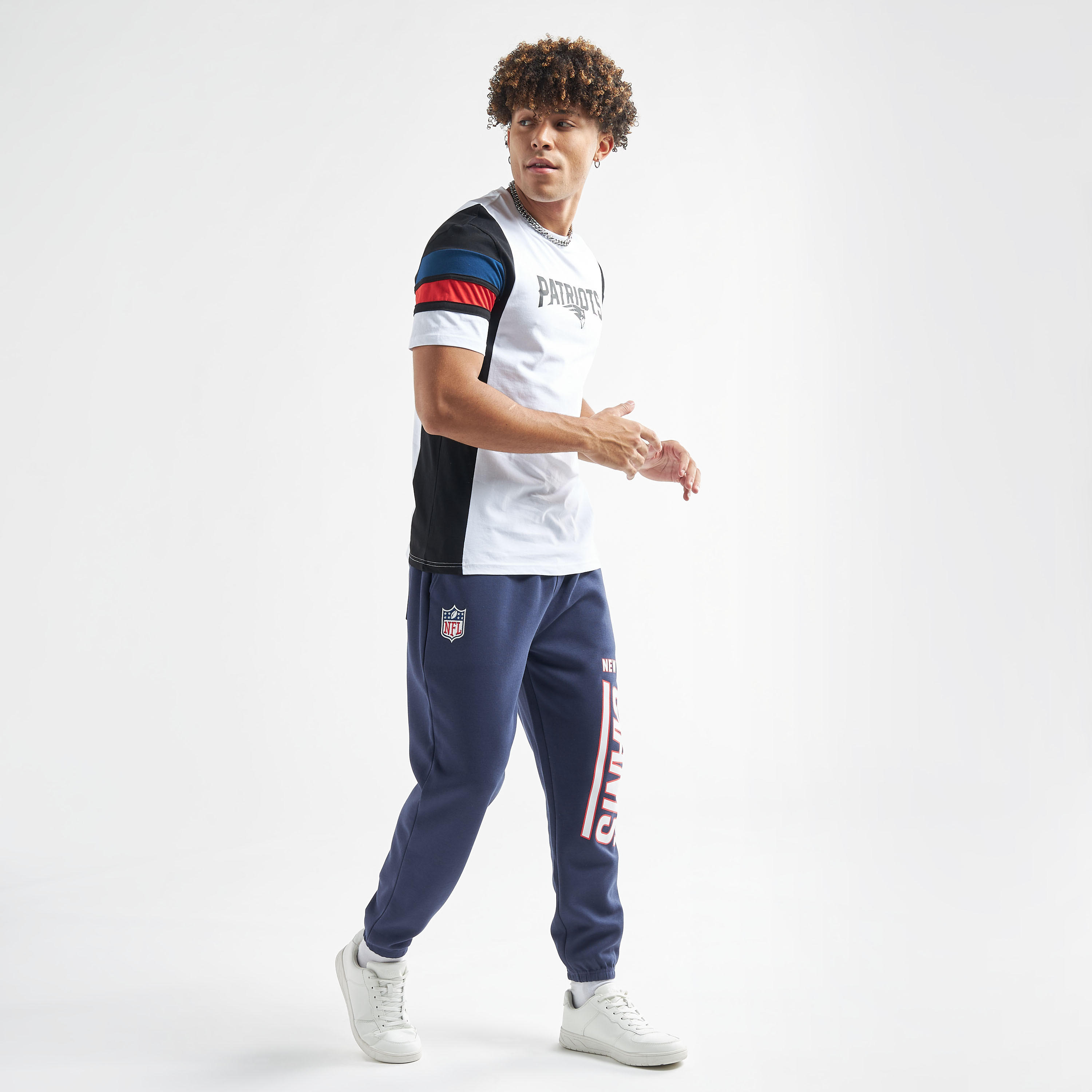 بنطلون رياضي بتصميم دوري إن إف إل وطبعات نيويورك جاينتس-men-clothing-bottoms-joggers-image-2