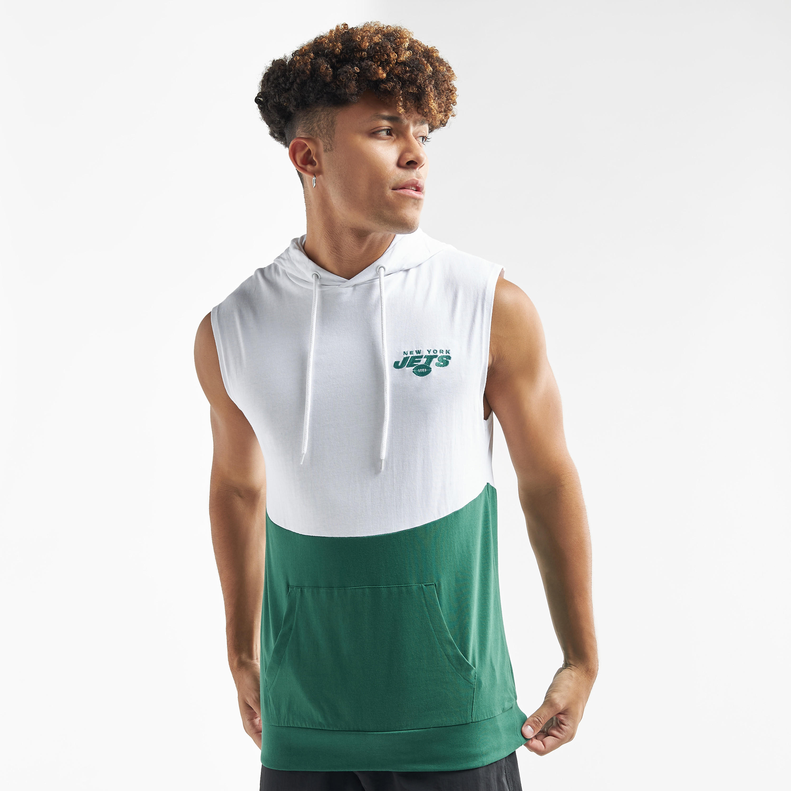 New York Jets Print NFL League Sleeveless Hoodie-men-winterwear-hoodiesandsweatshirts-image-3