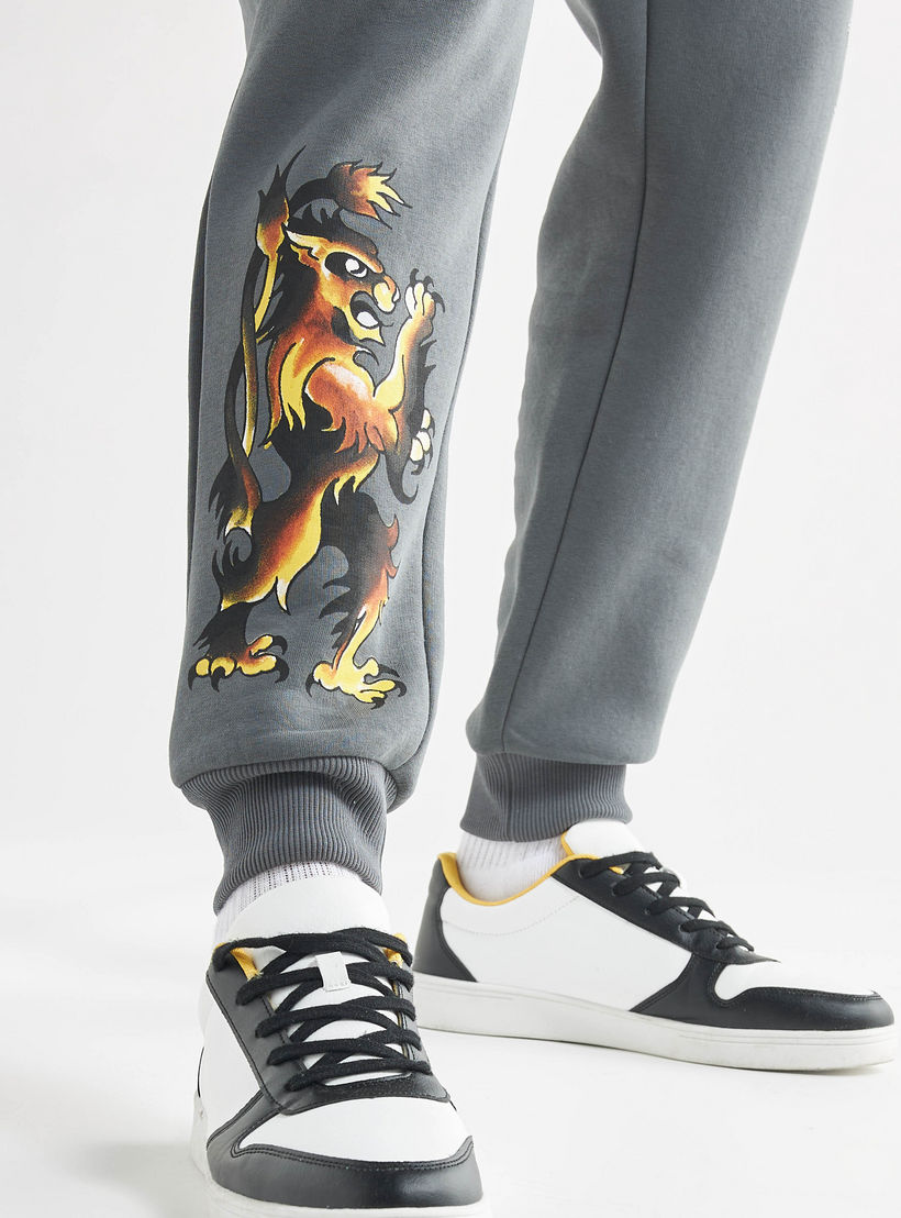 Printed Joggers with Elasticated Waistband and Pockets-men-clothing-bottoms-joggers-image-5