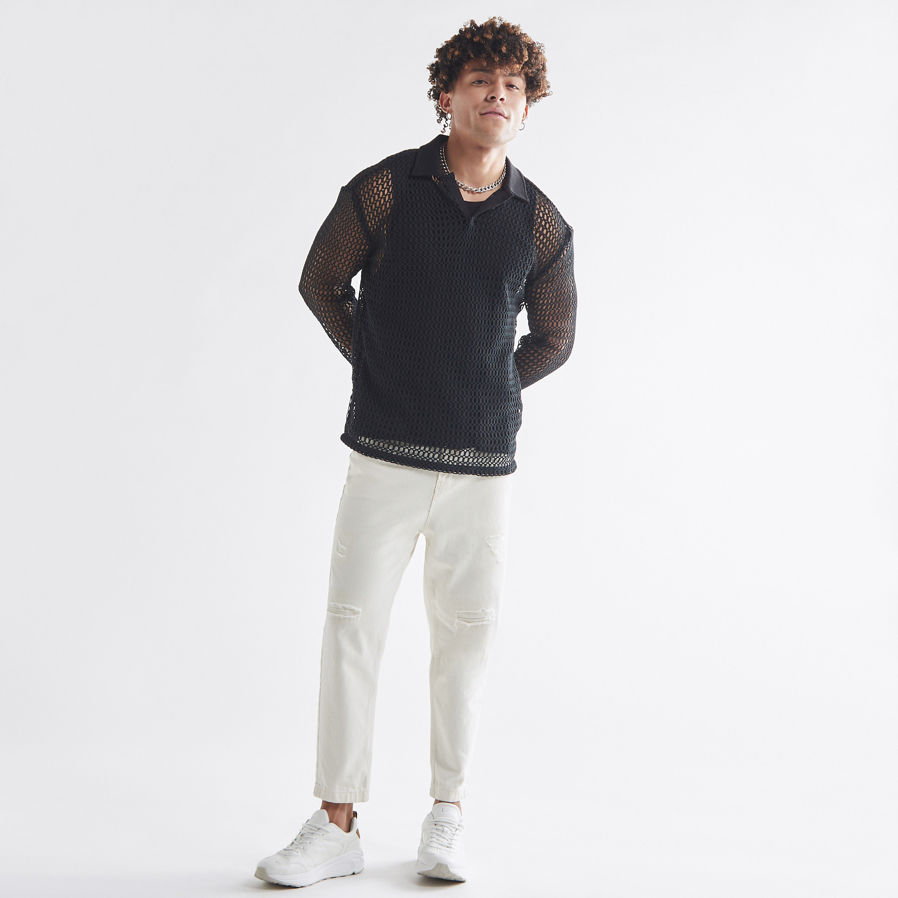 Oversized Net Shirt-men-clothing-shirts-image-2