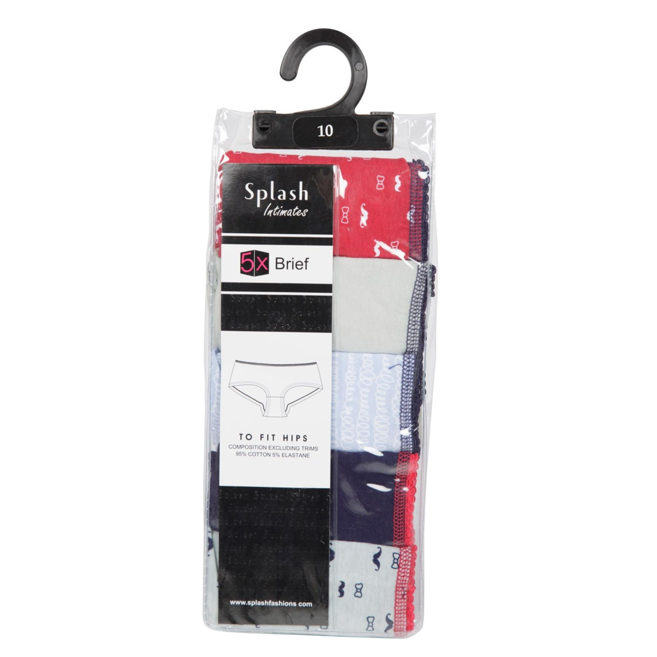 Briefs - Pack of 5-women-clothing-lingerie-panties-image-3