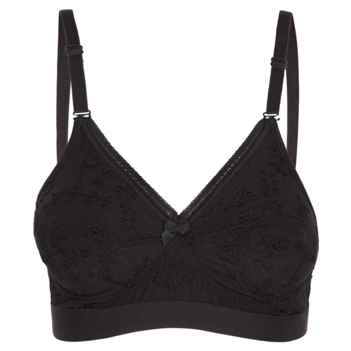 Embroidered Soft Bra-women-clothing-lingerie-bras-image-1