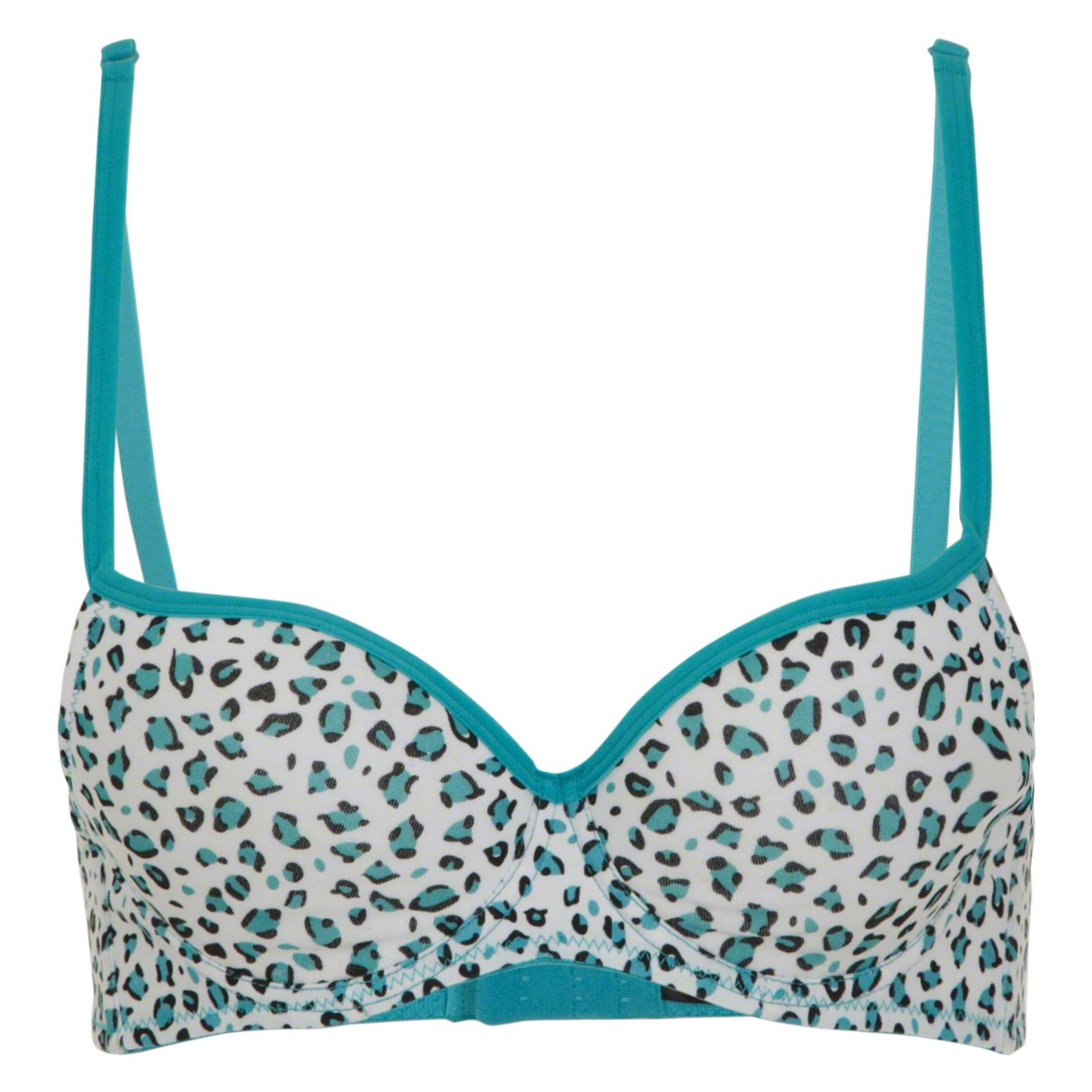 Essential Animal Print Padded Bra-women-clothing-lingerie-bras-image-1