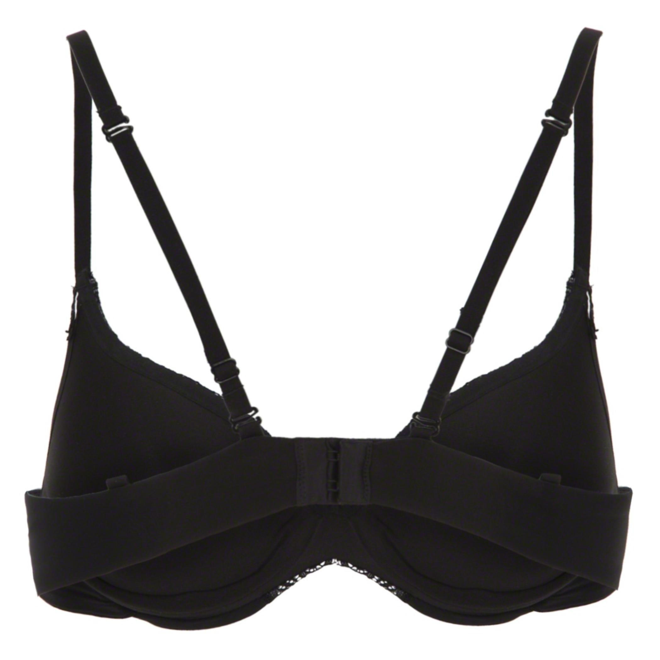Lace Trim Padded Bra-women-clothing-lingerie-bras-image-2