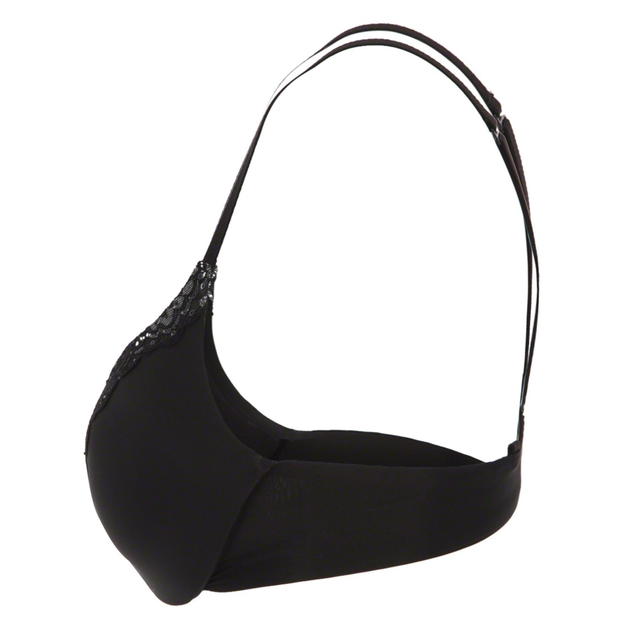 Lace Trim Padded Bra-women-clothing-lingerie-bras-image-3