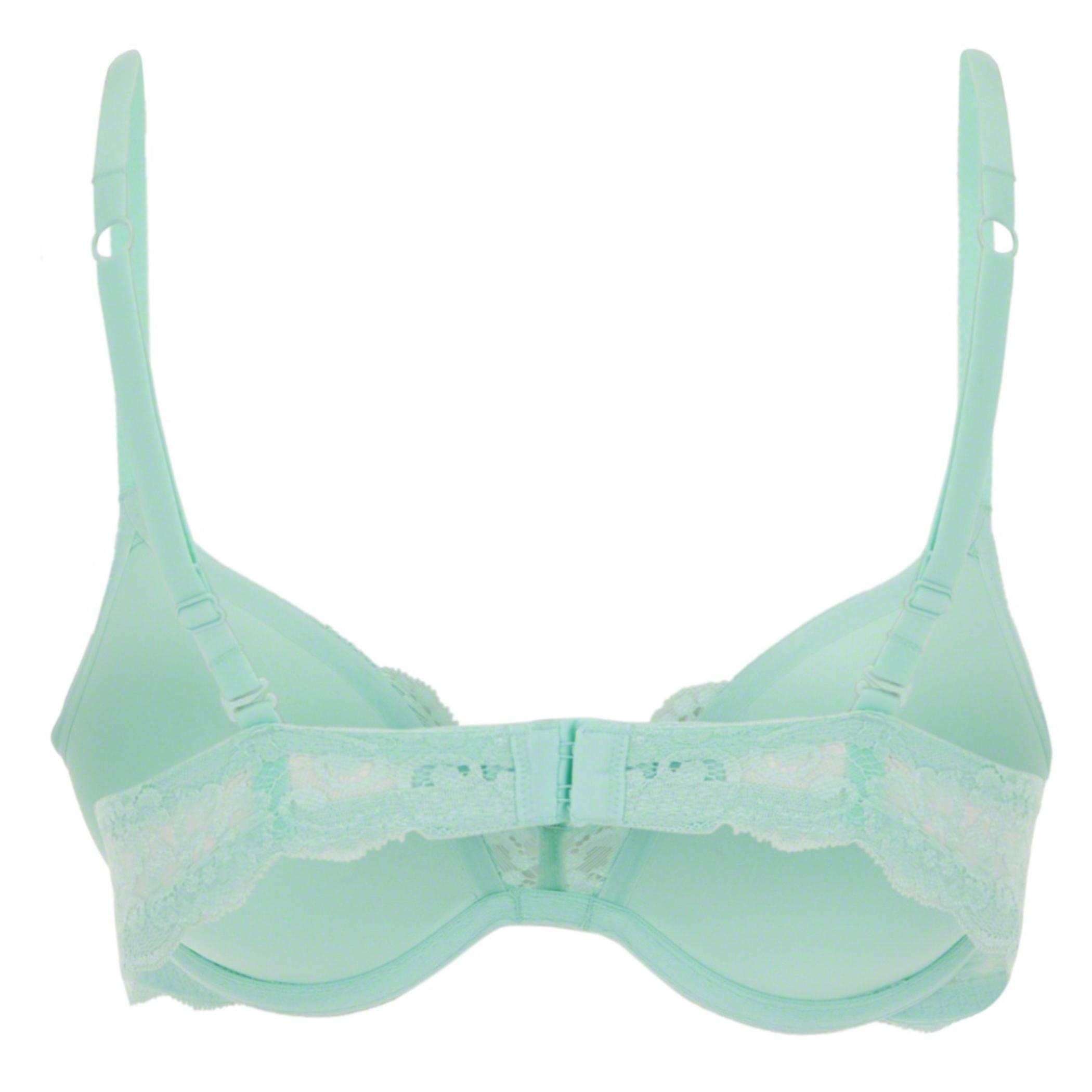 Lace Trim Padded Bra-women-clothing-lingerie-bras-image-2