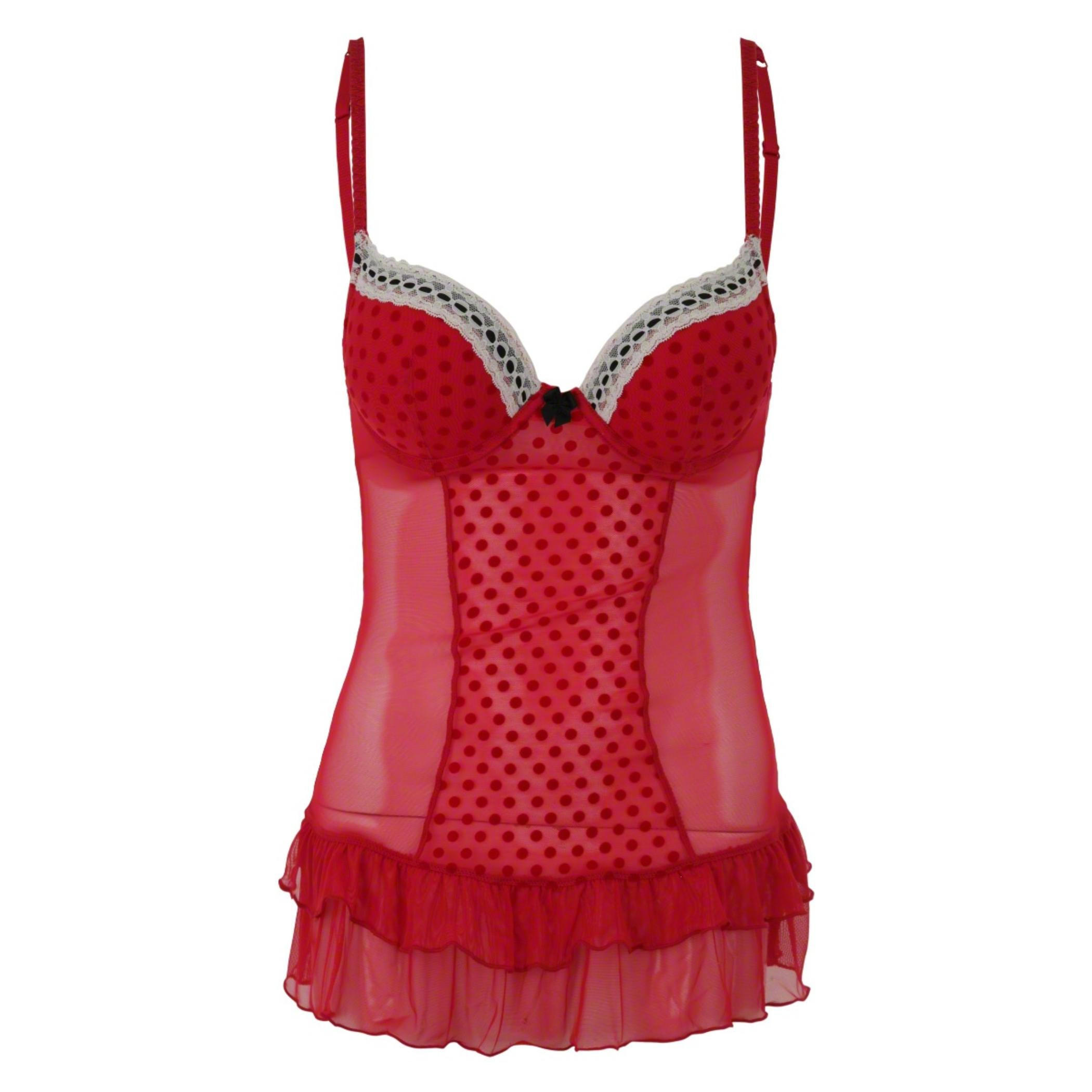 Solid Colour Teddy-women-clothing-lingerie-babydollsandbodysuits-image-1