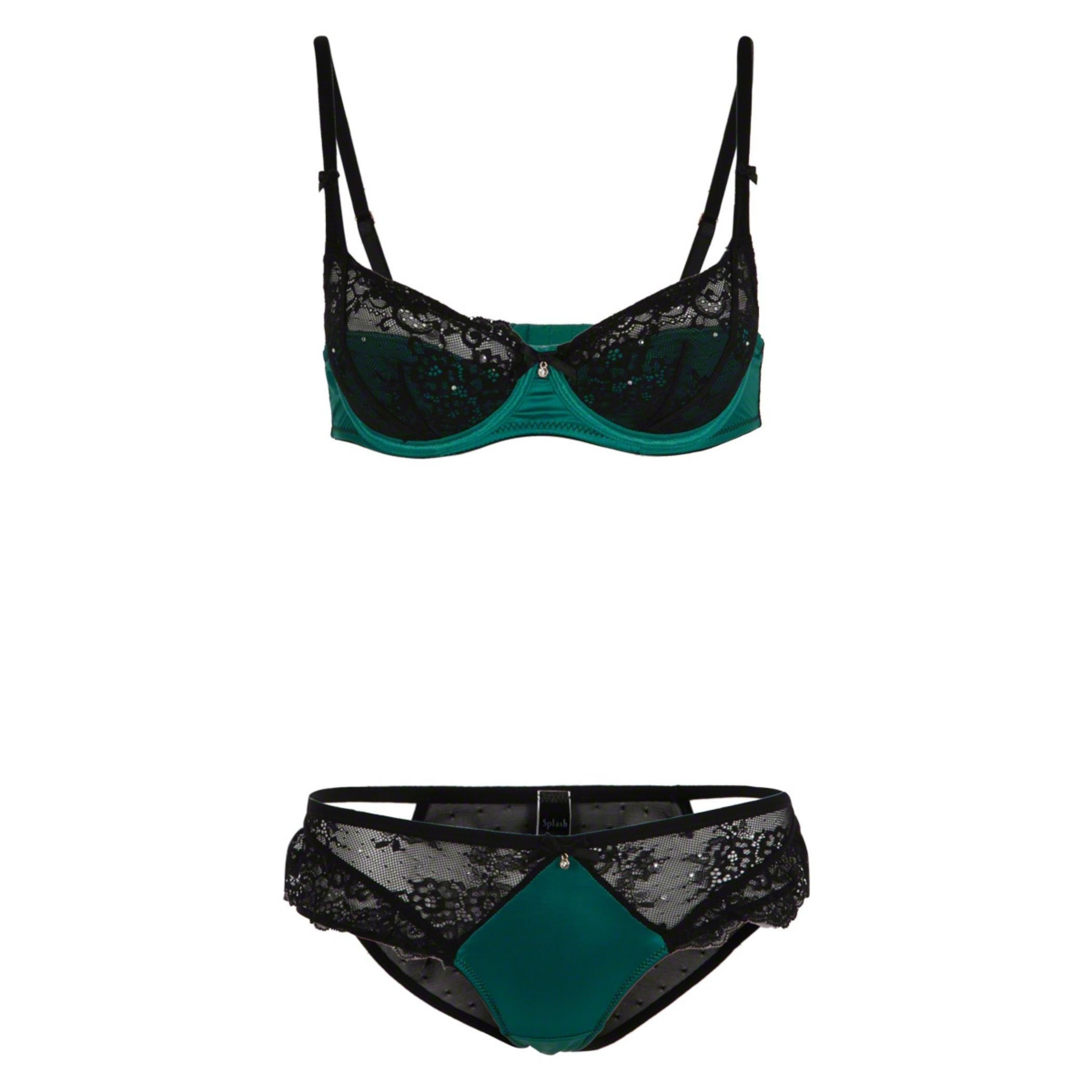 Padded T-shirt Bra and Panty Set-women-clothing-lingerie-bras-image-1