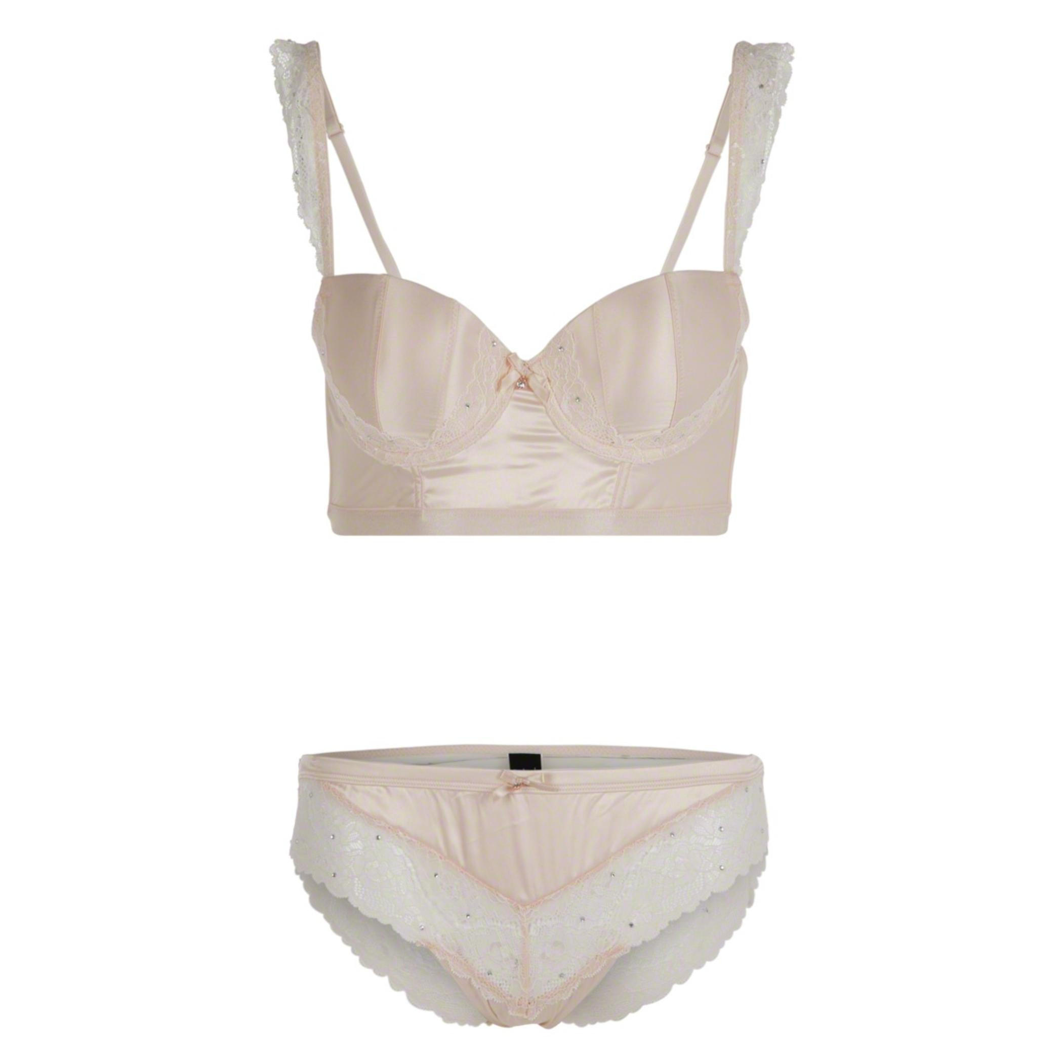 Padded T-shirt Bra and Panty Set-women-clothing-lingerie-lingeriesets-image-1