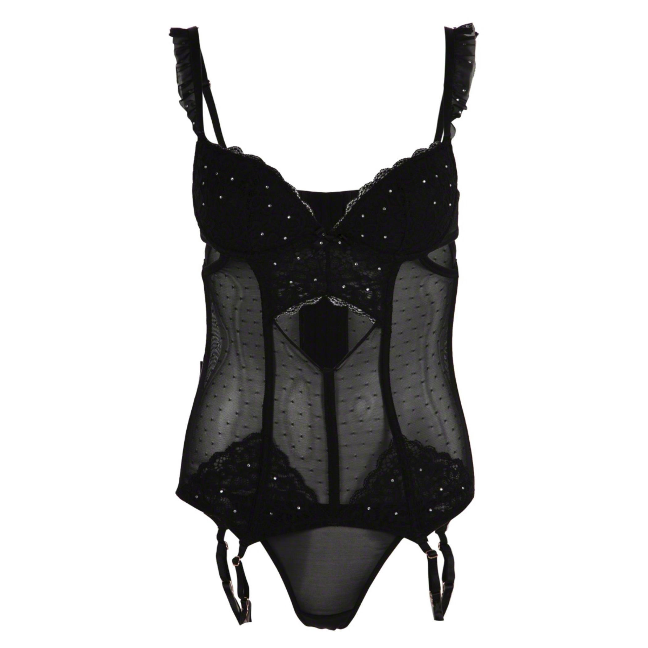Lace Baby Doll and Thong Set-women-clothing-lingerie-babydollsandbodysuits-image-1