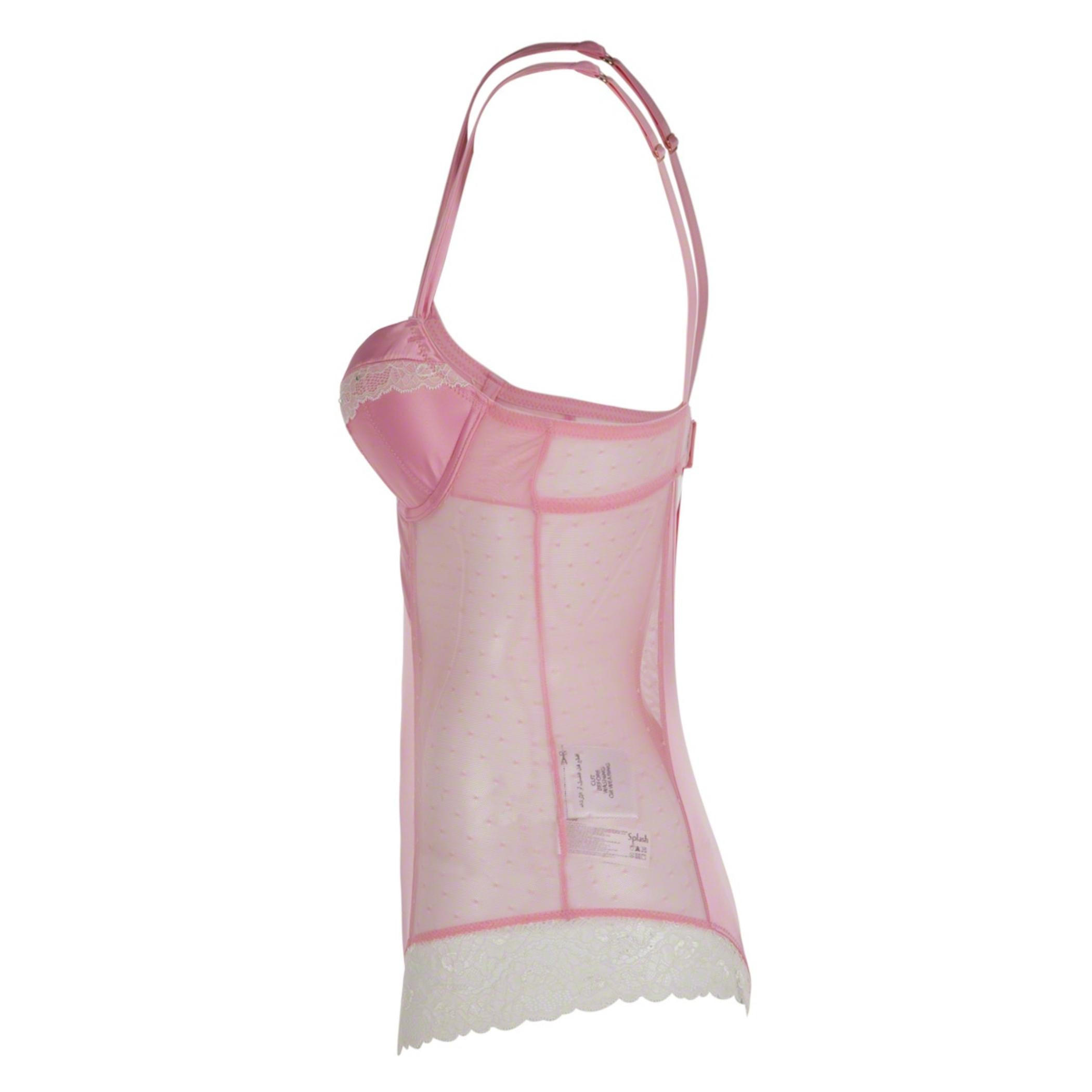 Solid Colour Baby Doll-women-clothing-lingerie-babydollsandbodysuits-image-1