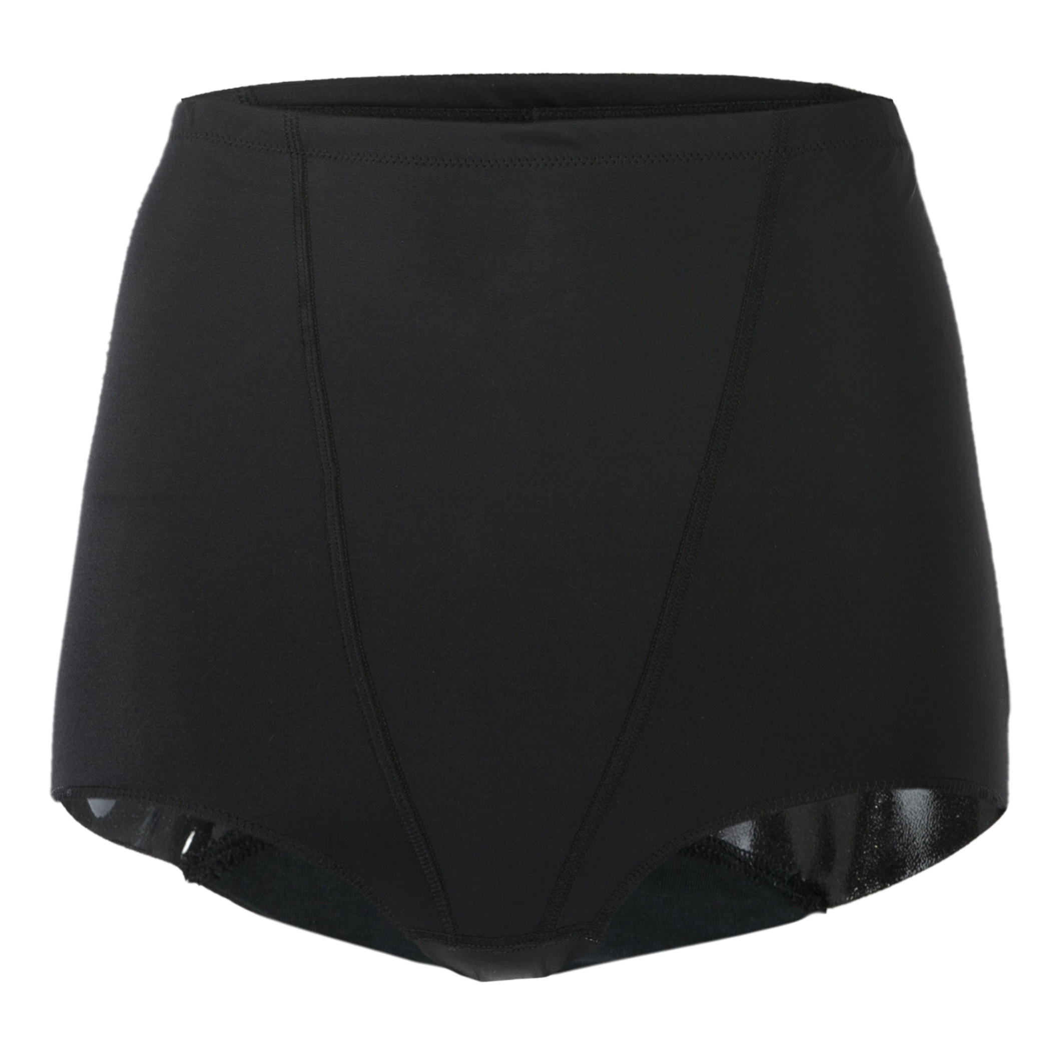 Solid Colour Firm Control Brief-women-clothing-lingerie-panties-image-1