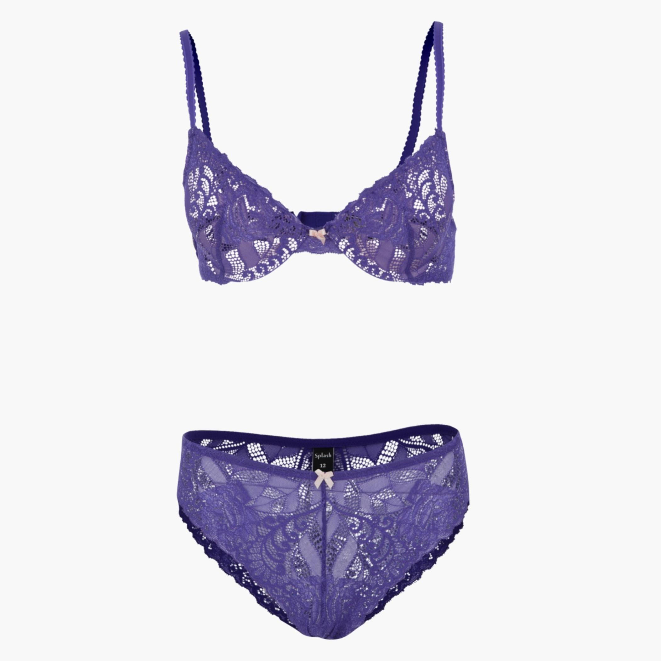 Lace Fashion Bra Set-women-clothing-lingerie-lingeriesets-image-1