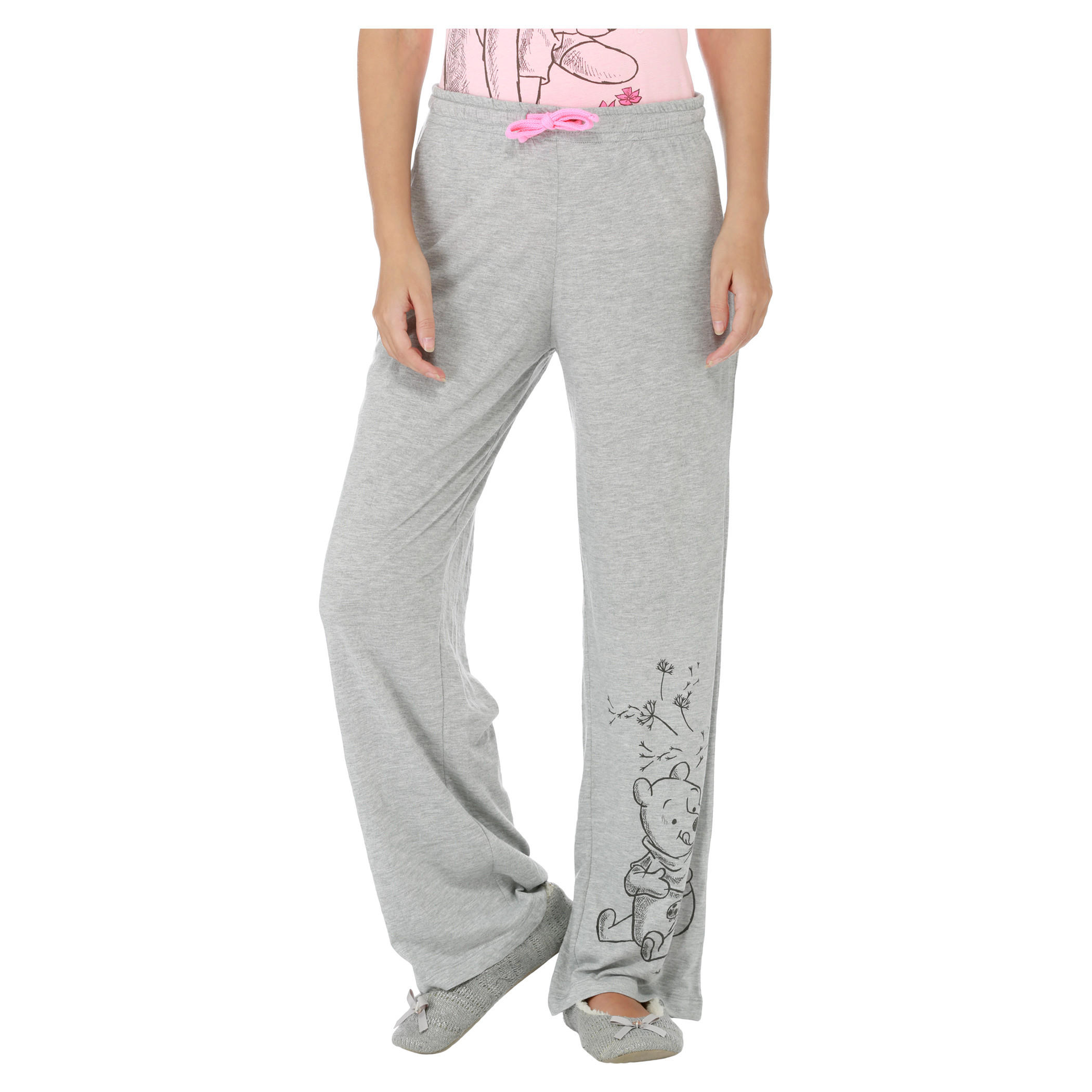 Winnie the Pooh Printed Pajama Set-women-clothing-nightwear-pyjamas-longsets-image-5