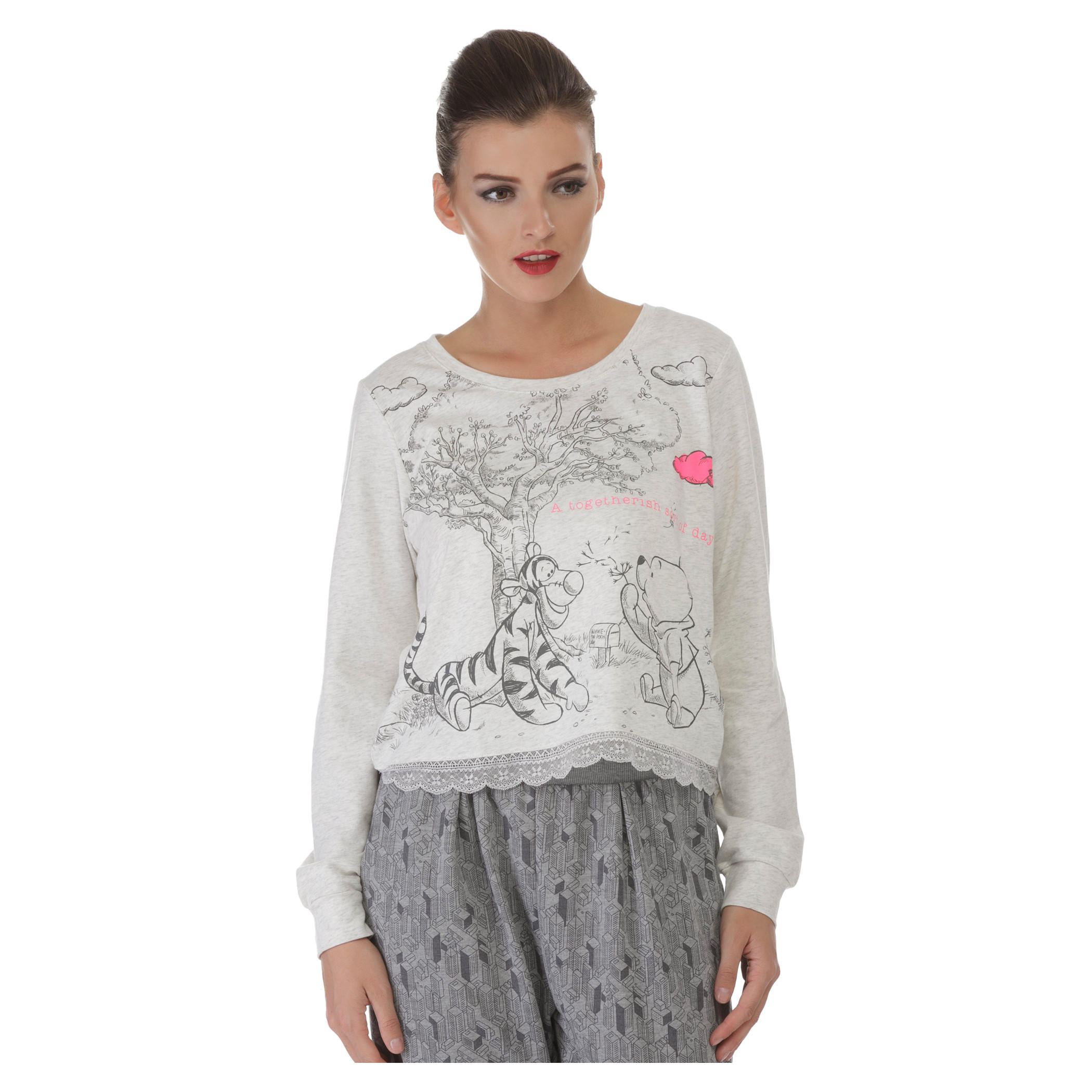Tigger Print T-Shirt-women-winterwear-hoodiesandsweatshirts-sweatshirts-image-5