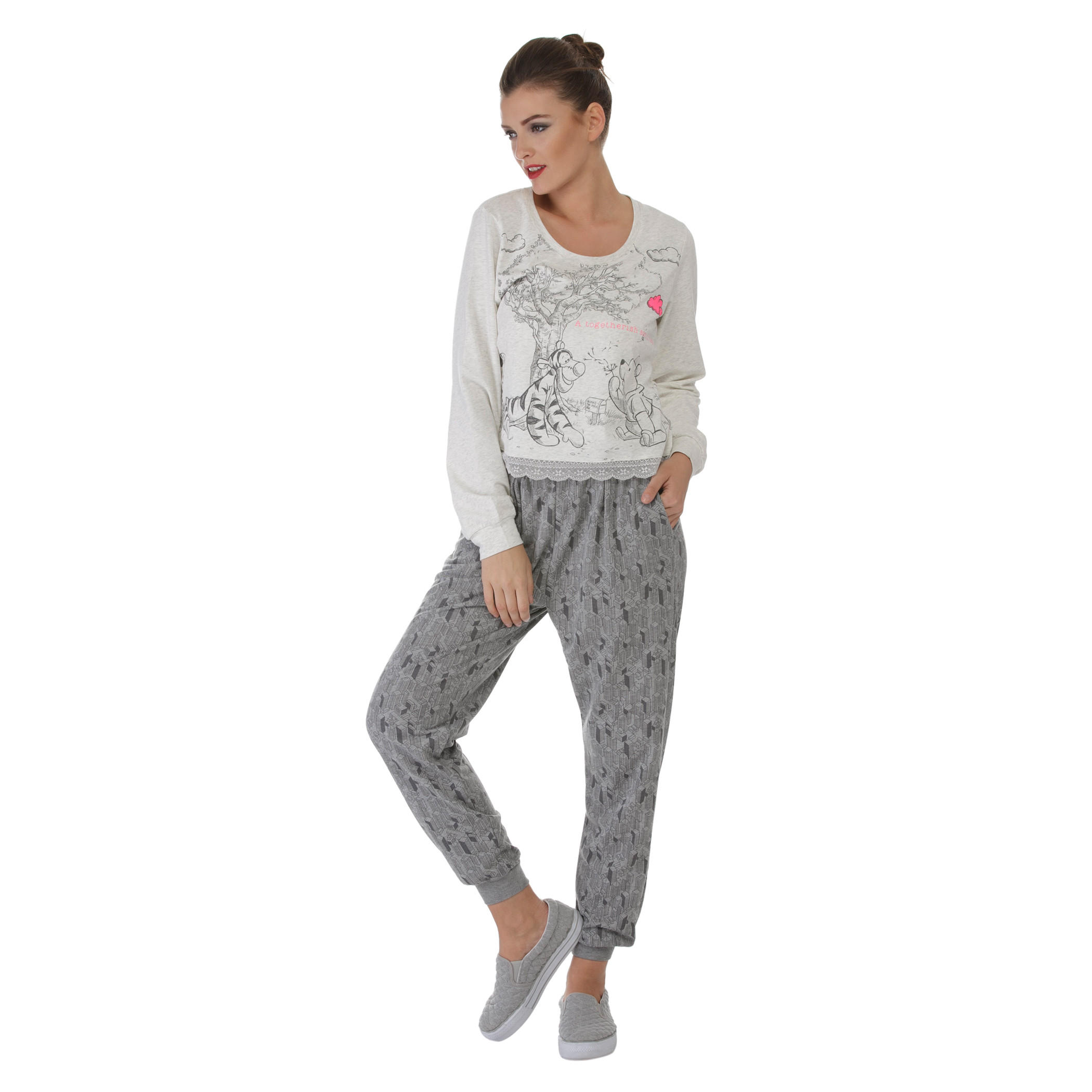 Tigger Print T-Shirt-women-winterwear-hoodiesandsweatshirts-sweatshirts-image-1
