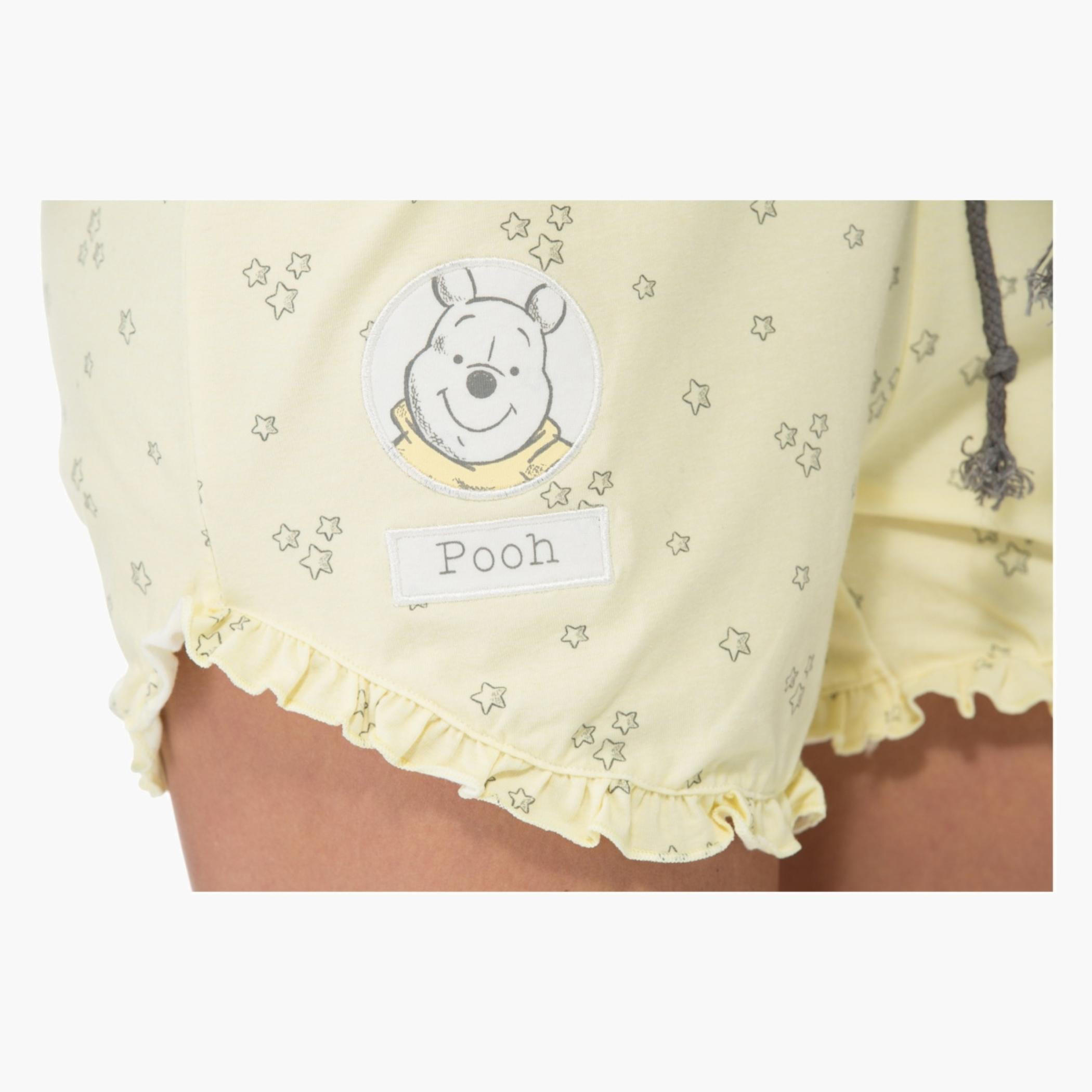 Winnie the Pooh Print Short Jumpsuit-women-clothing-nightwear-nighties-image-4