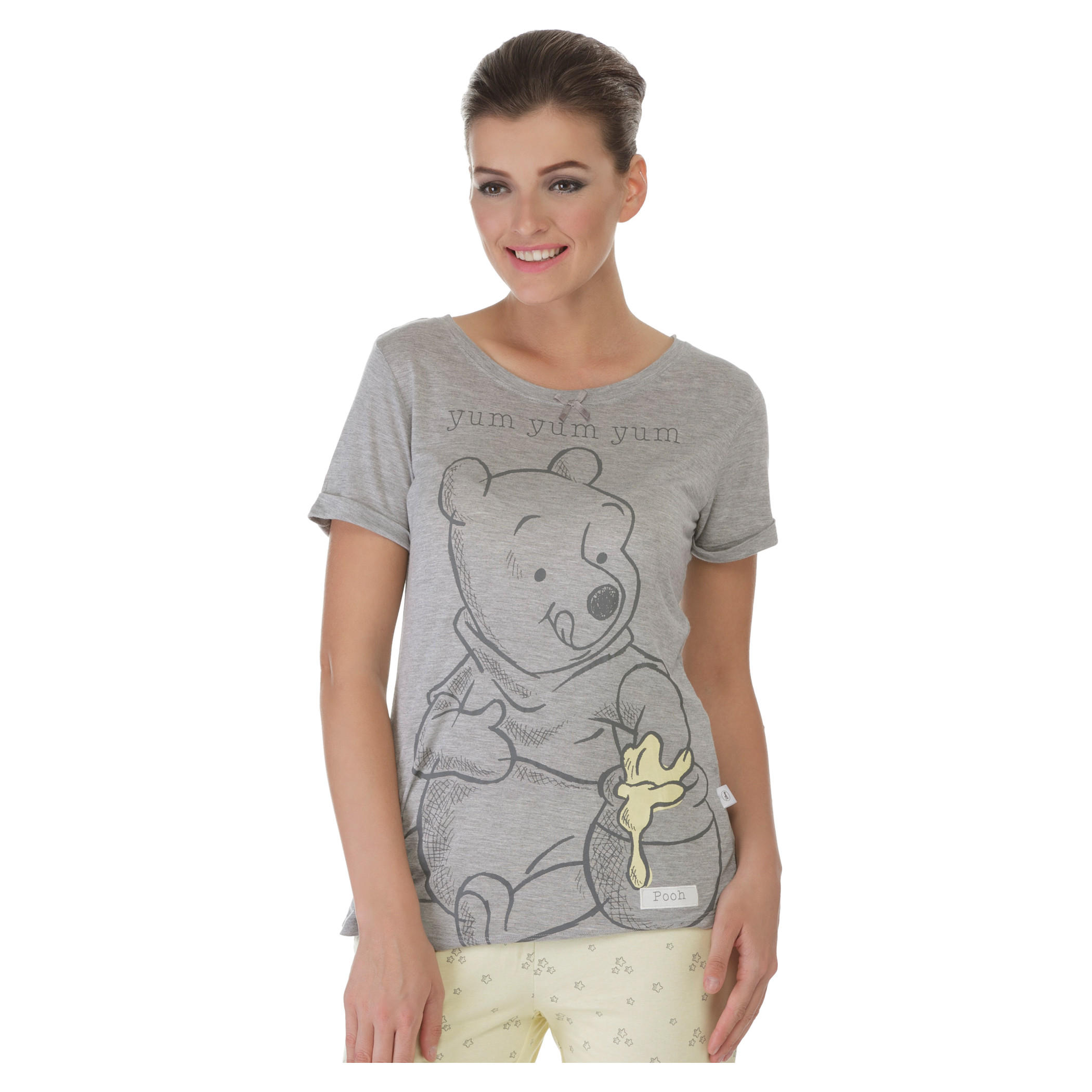 طقم بنطال بيجاما وتيشيرت بطبعات بو-women-clothing-nightwear-pyjamas-longsets-image-4