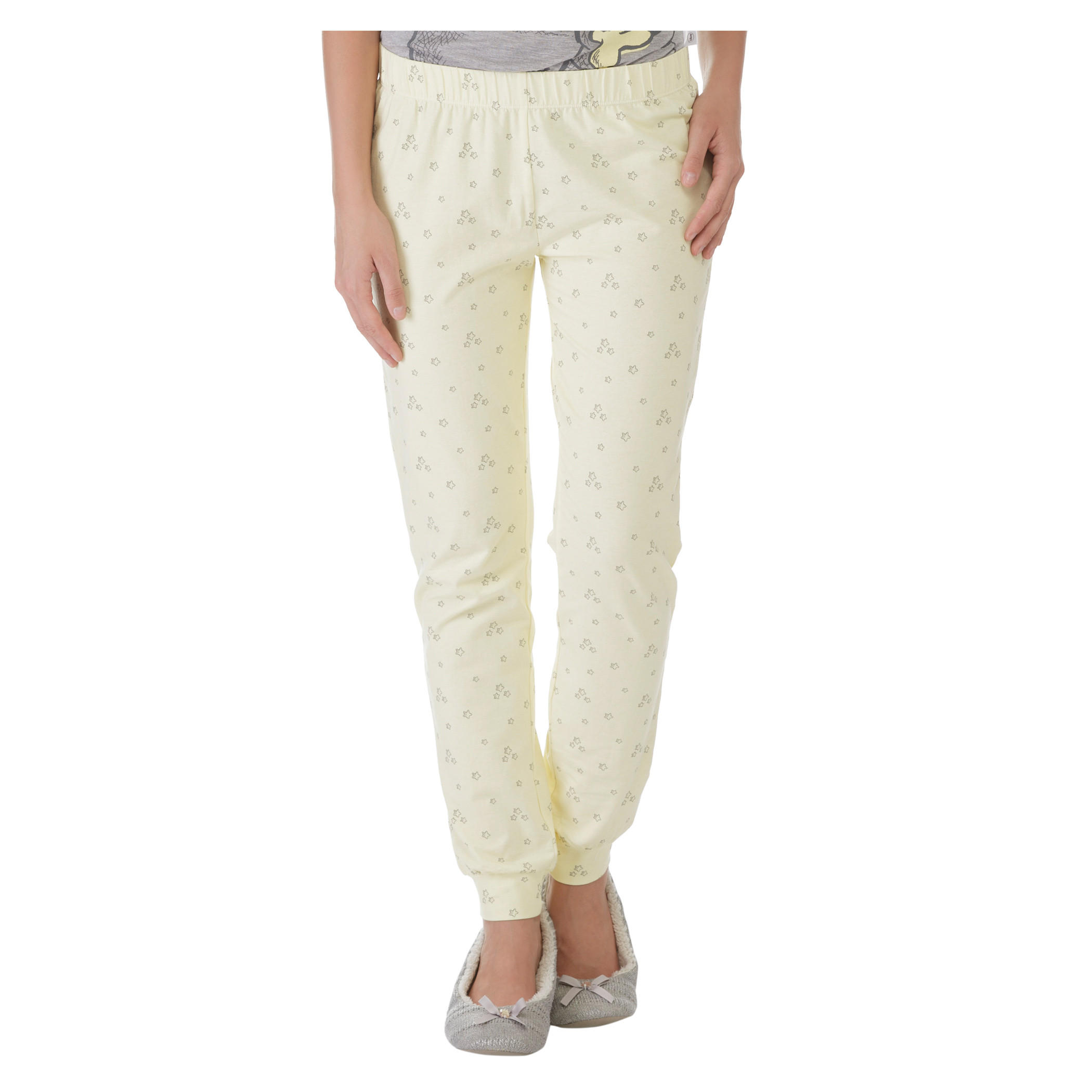طقم بنطال بيجاما وتيشيرت بطبعات بو-women-clothing-nightwear-pyjamas-longsets-image-5