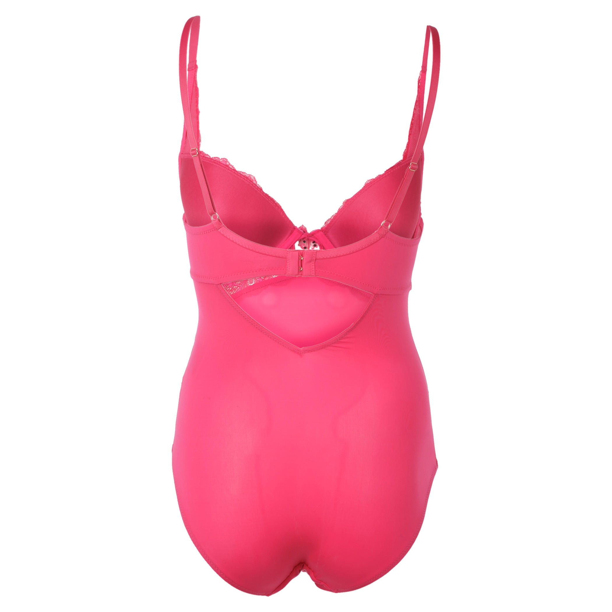 Solid Colour Lace Teddy-women-clothing-lingerie-babydollsandbodysuits-image-1