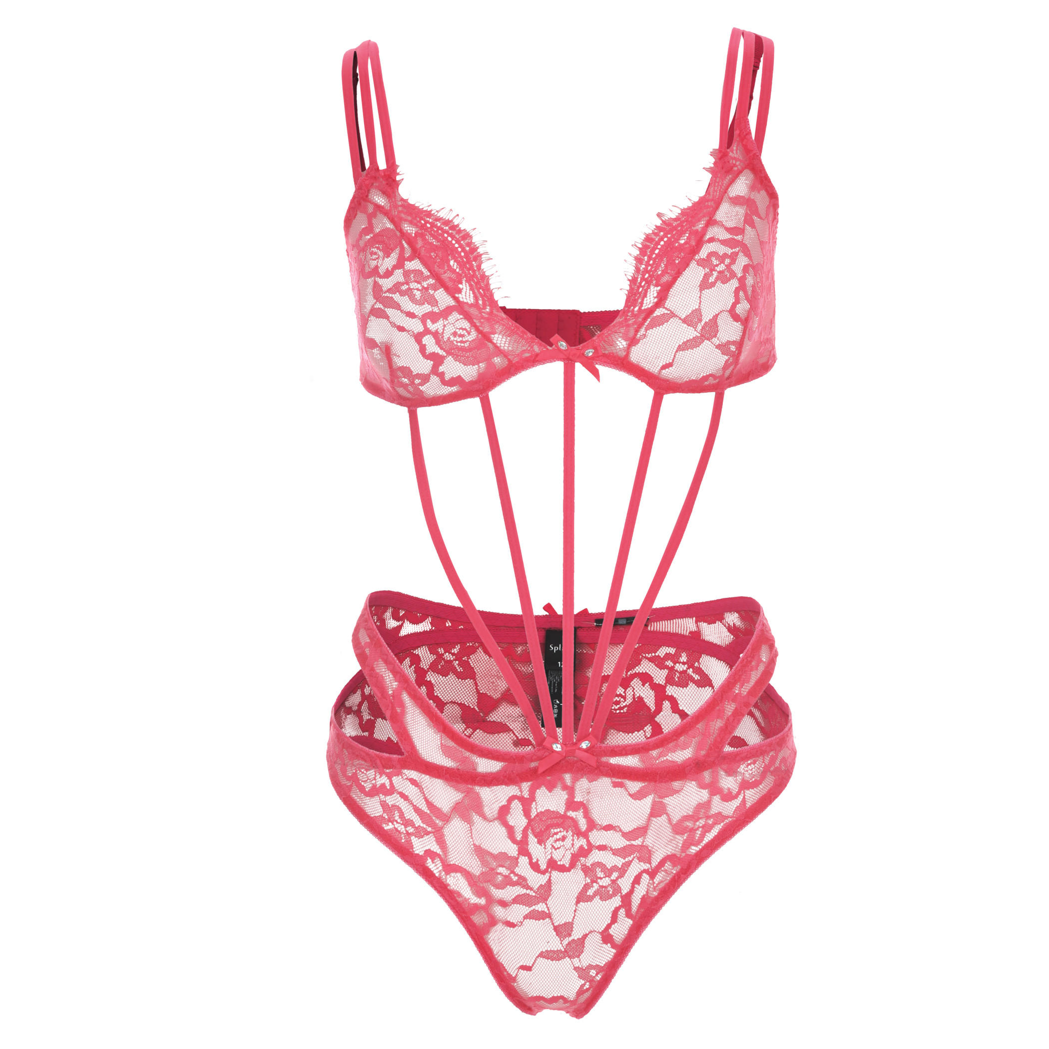 Lace Teddy-women-clothing-lingerie-babydollsandbodysuits-image-3