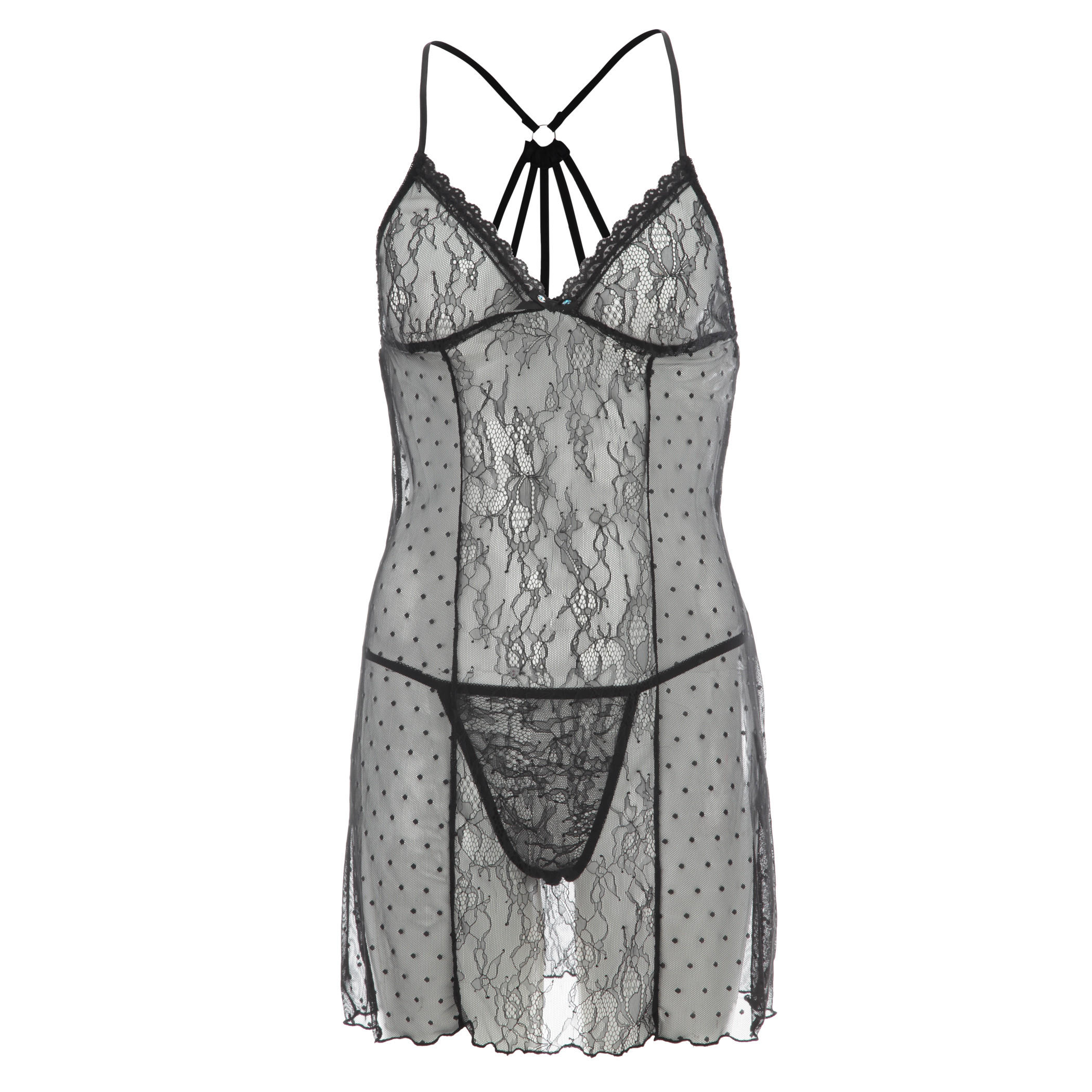 Lace Dress Set-women-clothing-lingerie-babydollsandbodysuits-image-1