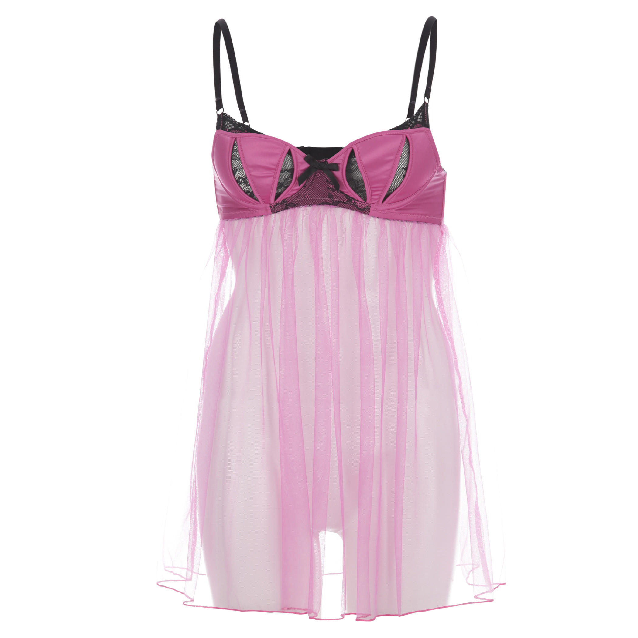 Mesh Night Dress-women-clothing-lingerie-babydollsandbodysuits-image-3