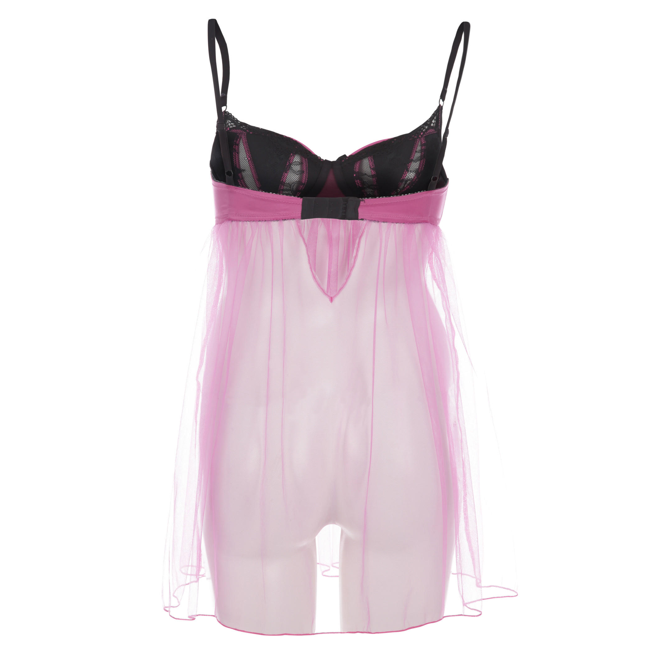 Mesh Night Dress-women-clothing-lingerie-babydollsandbodysuits-image-2