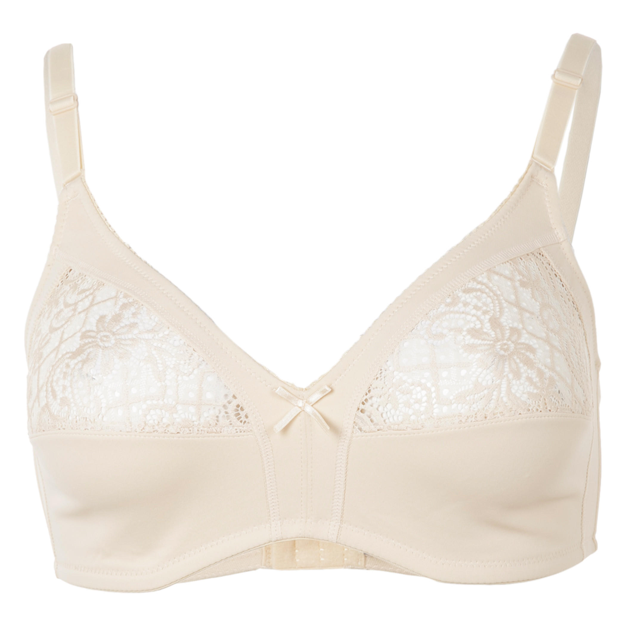 Solid Colour Lace Bra-women-clothing-lingerie-bras-image-1