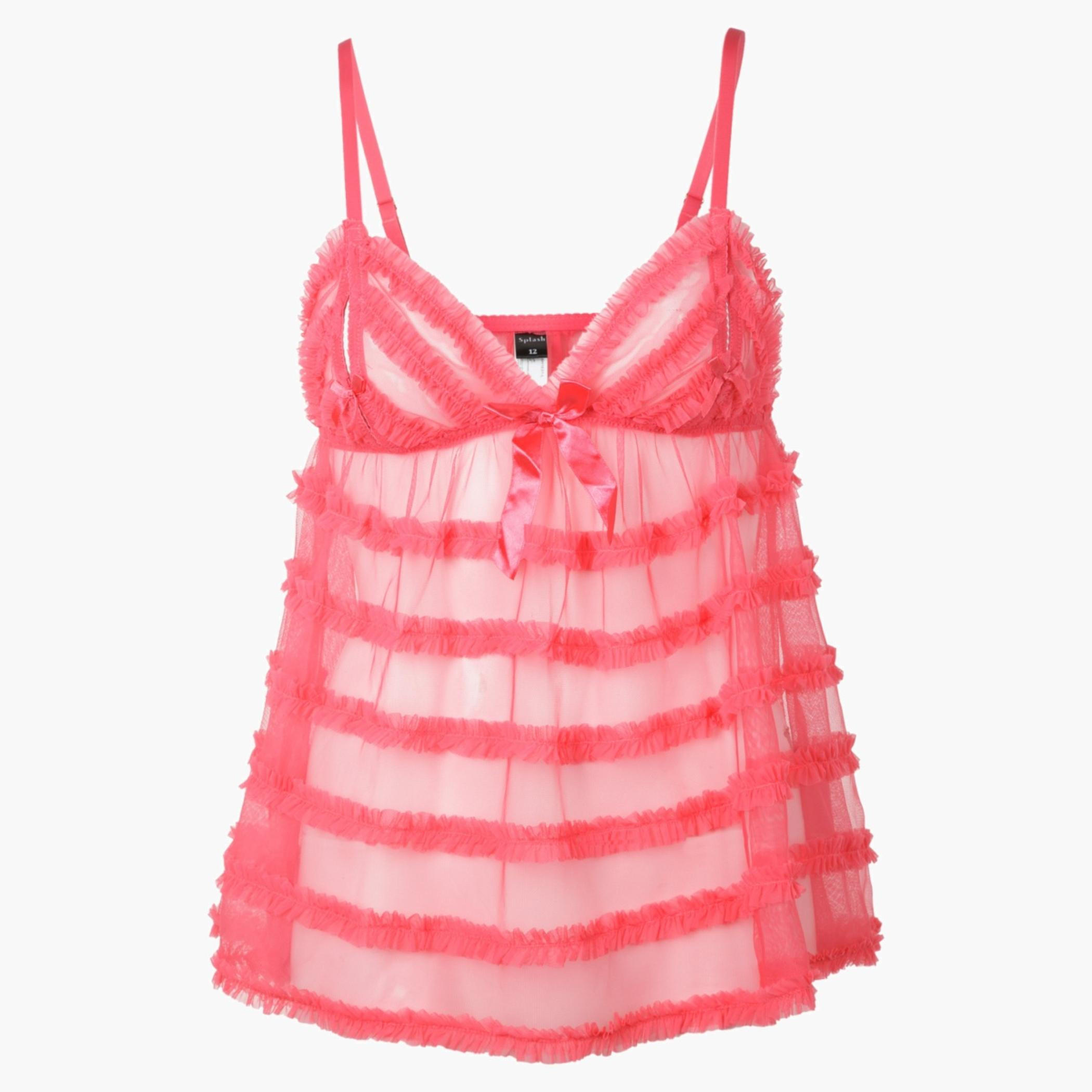 Solid Color Babydoll Set-women-clothing-lingerie-babydollsandbodysuits-image-7