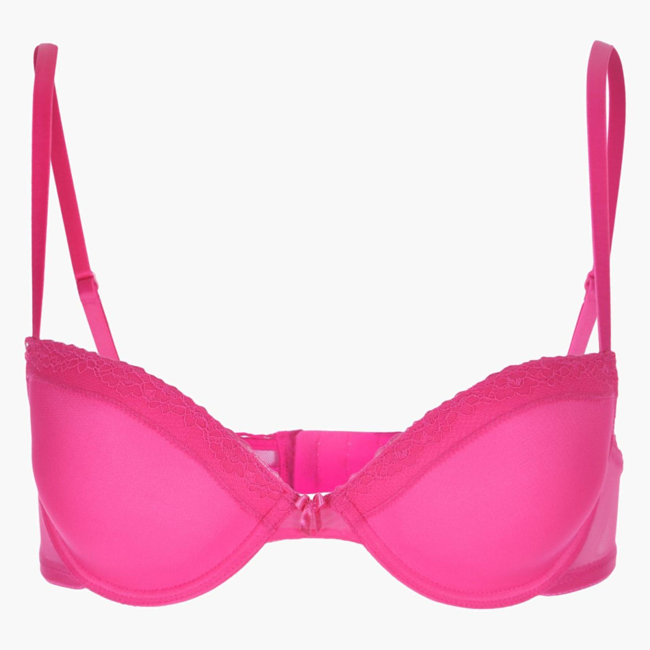 Solid Colour Padded Bra-women-clothing-lingerie-bras-image-1