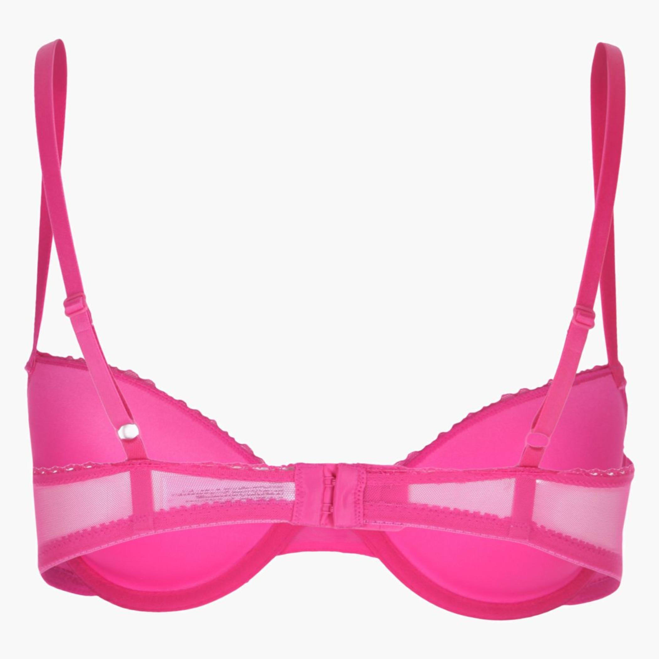 Solid Colour Padded Bra-women-clothing-lingerie-bras-image-2