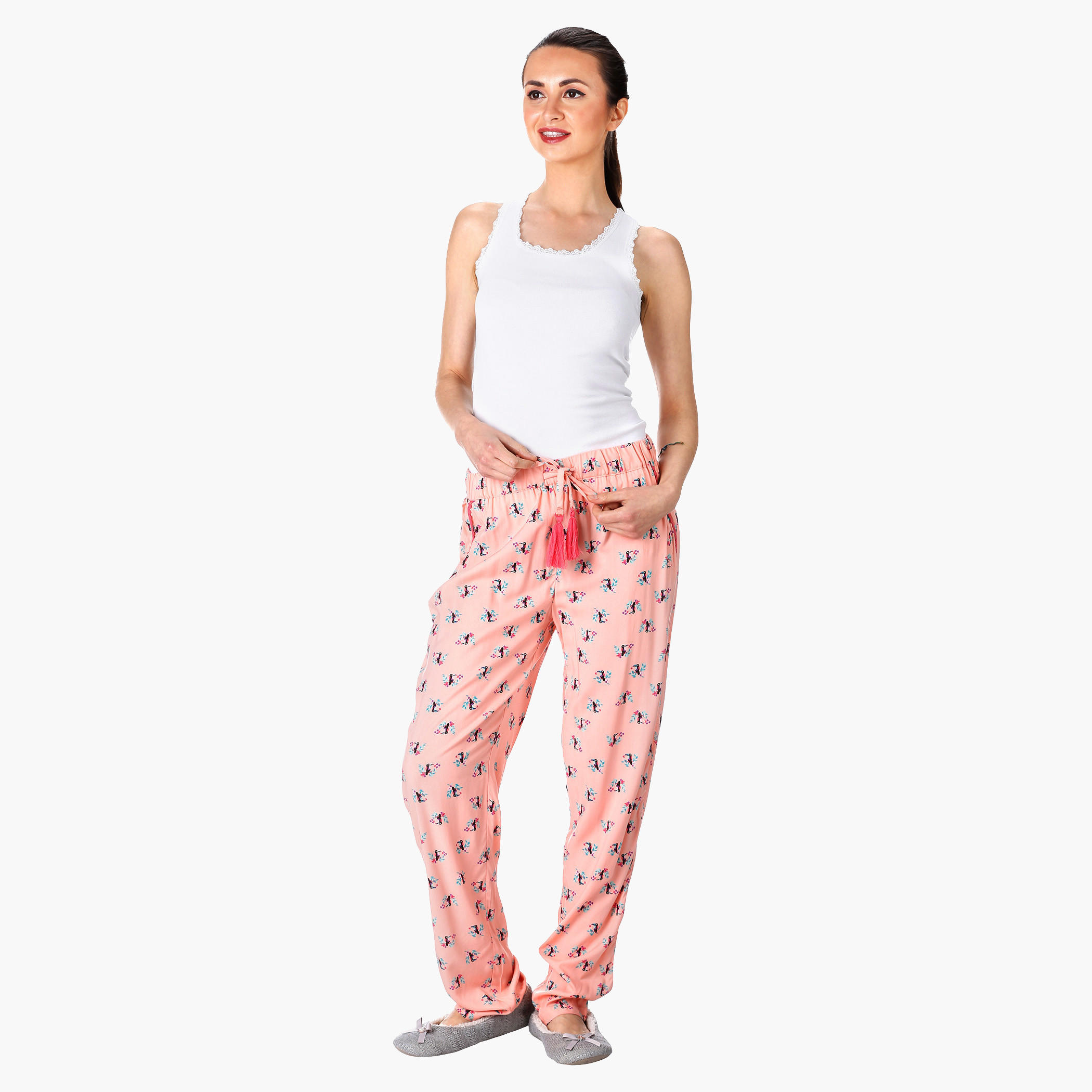 طقم بيجاما بطبعات-women-clothing-nightwear-pyjamas-bottoms-image-1