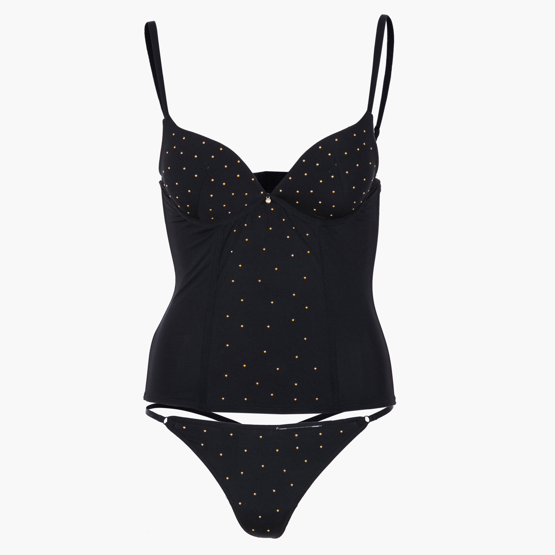 Studded Corset and Underwear Set-women-clothing-lingerie-lingeriesets-image-1