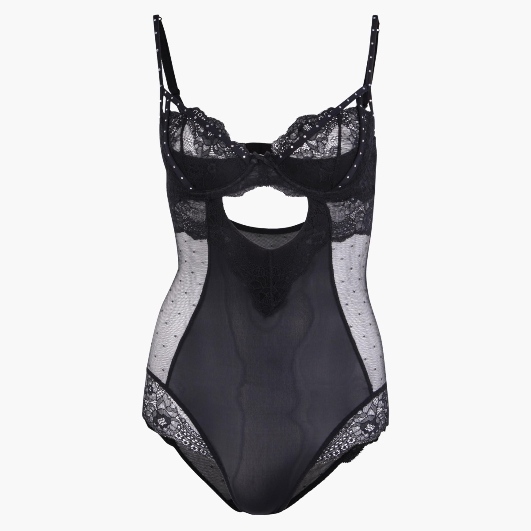 Lace Teddy Bodysuit-women-clothing-lingerie-babydollsandbodysuits-image-1