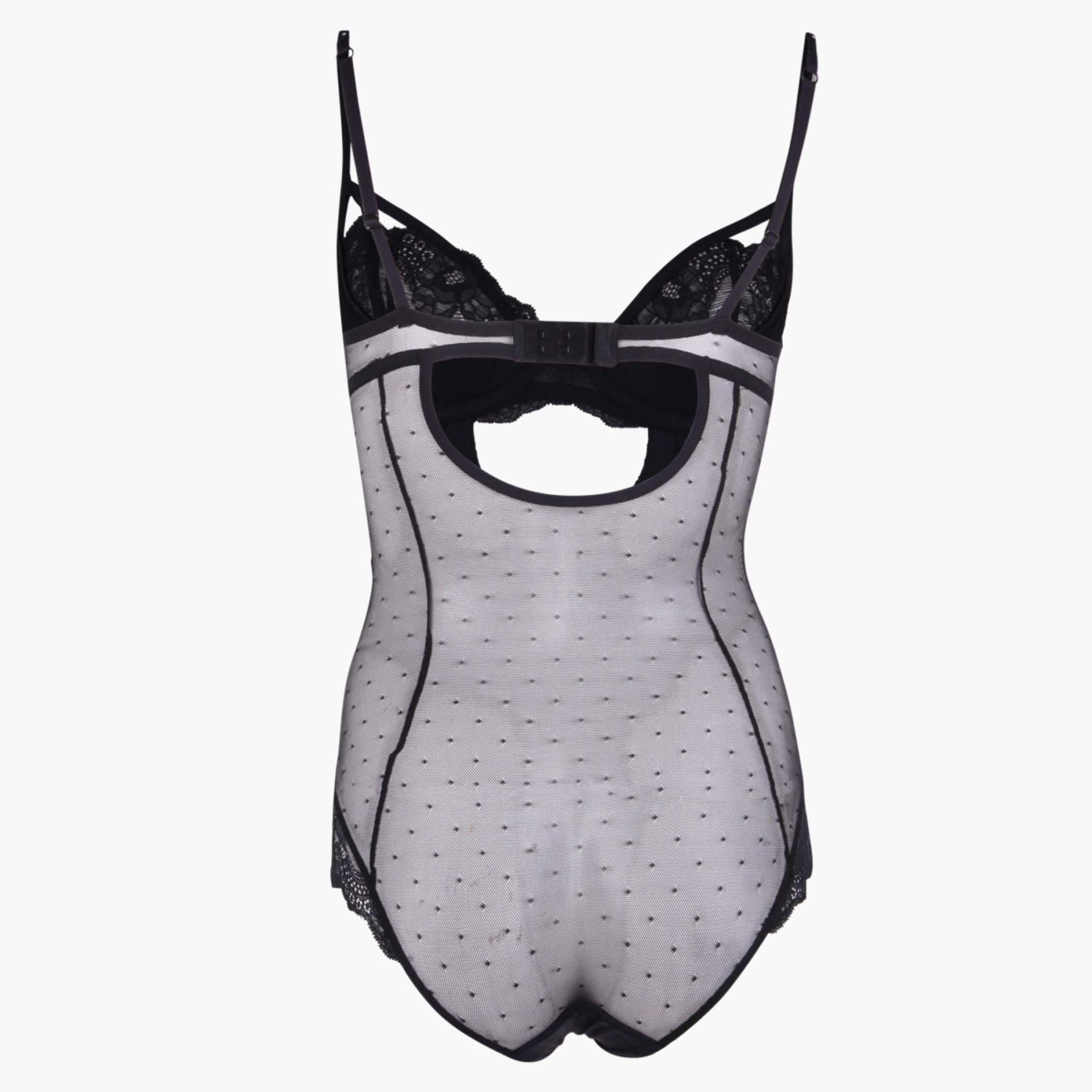 Lace Teddy Bodysuit-women-clothing-lingerie-babydollsandbodysuits-image-2