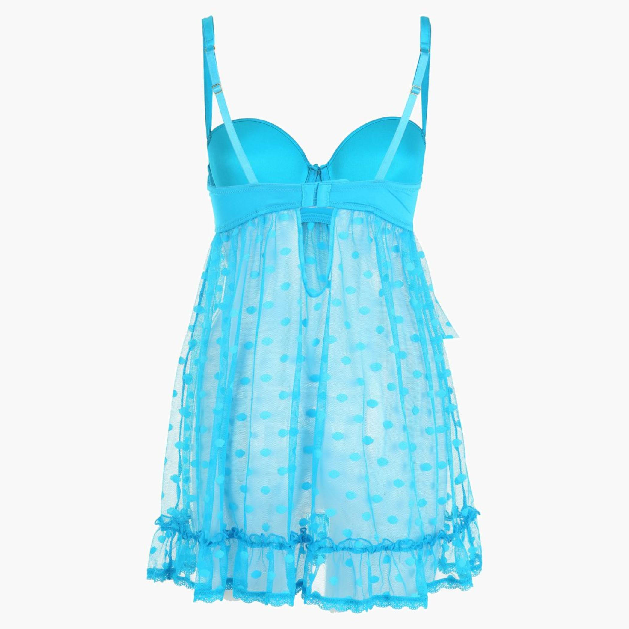 Short Textured Night Dress-women-clothing-lingerie-babydollsandbodysuits-image-2