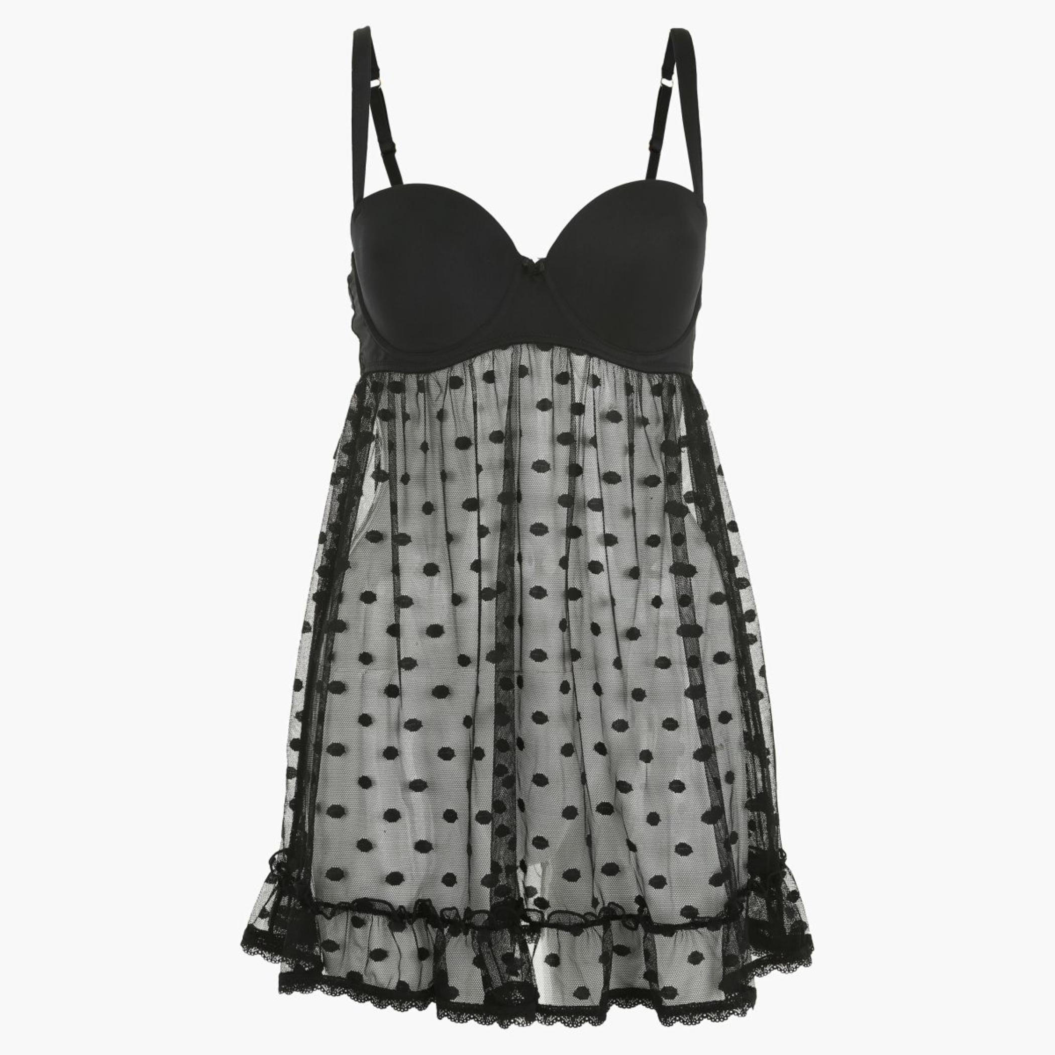 Short Textured Night Dress-women-clothing-lingerie-babydollsandbodysuits-image-4