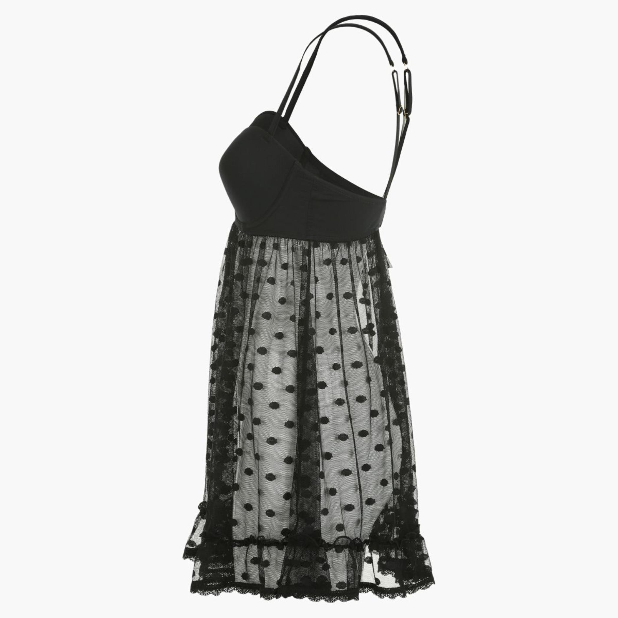 Short Textured Night Dress-women-clothing-lingerie-babydollsandbodysuits-image-6