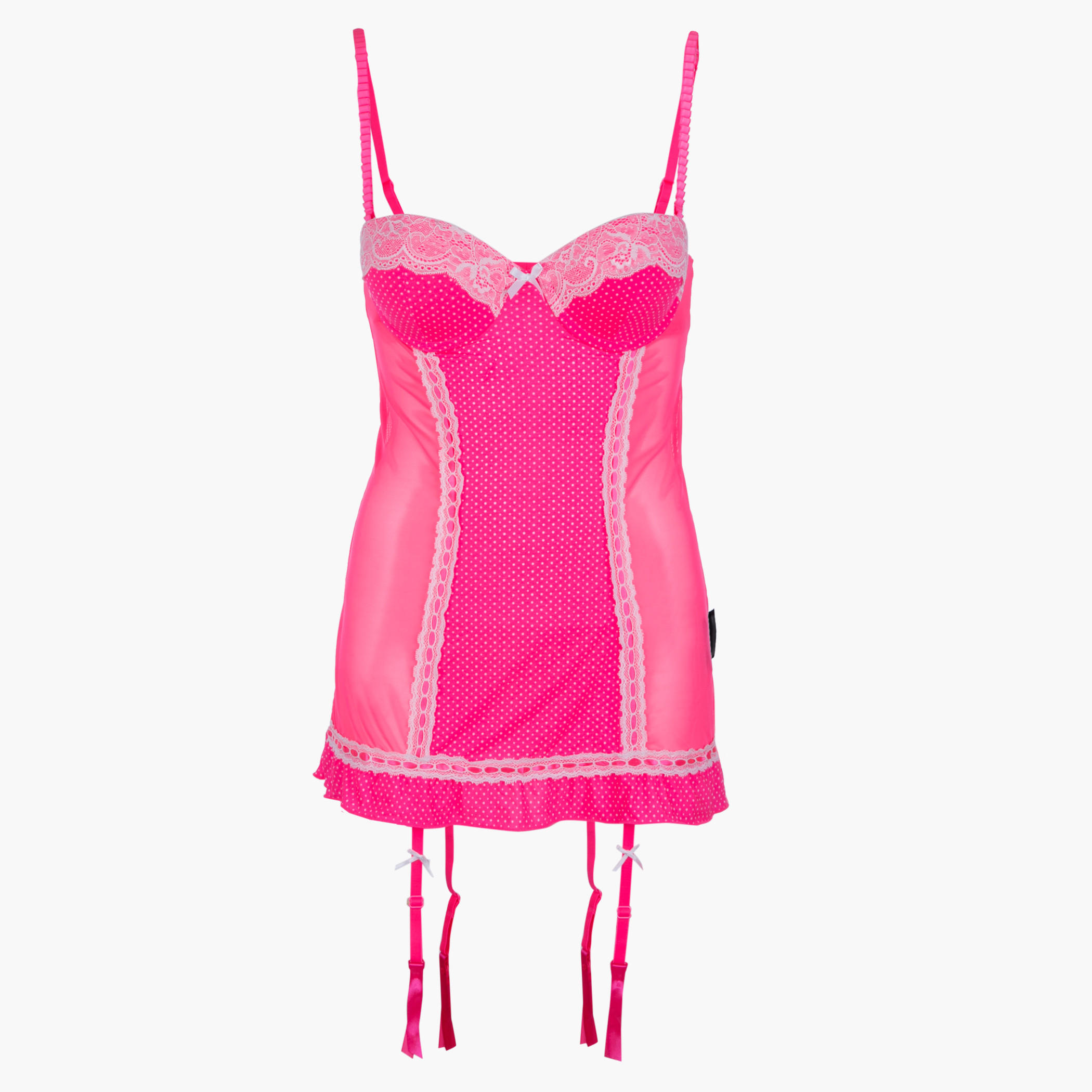 Lace-accented Long Basque-women-clothing-lingerie-babydollsandbodysuits-image-4