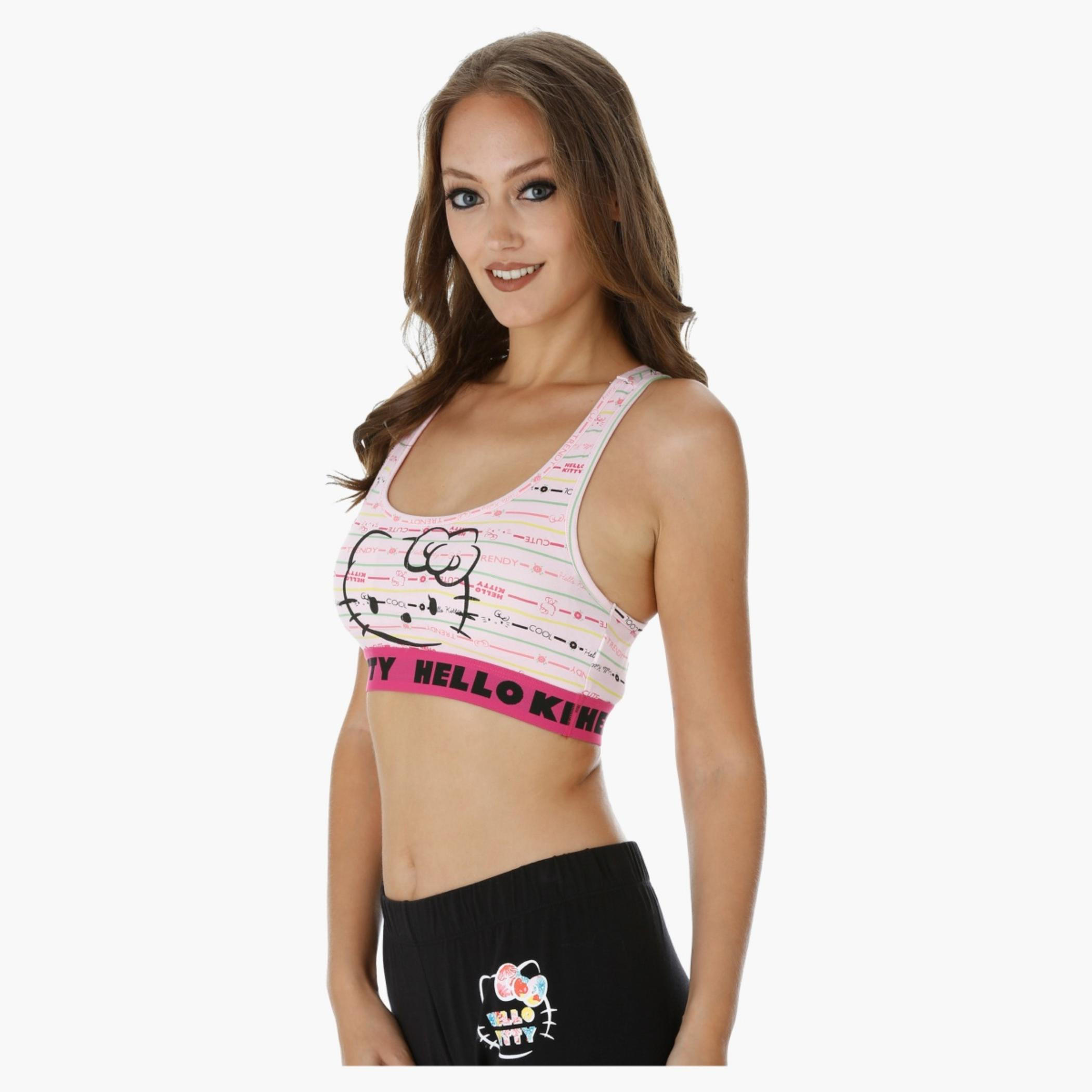 Hello Kitty Printed T-Shirt Bra-women-clothing-lingerie-bras-image-8