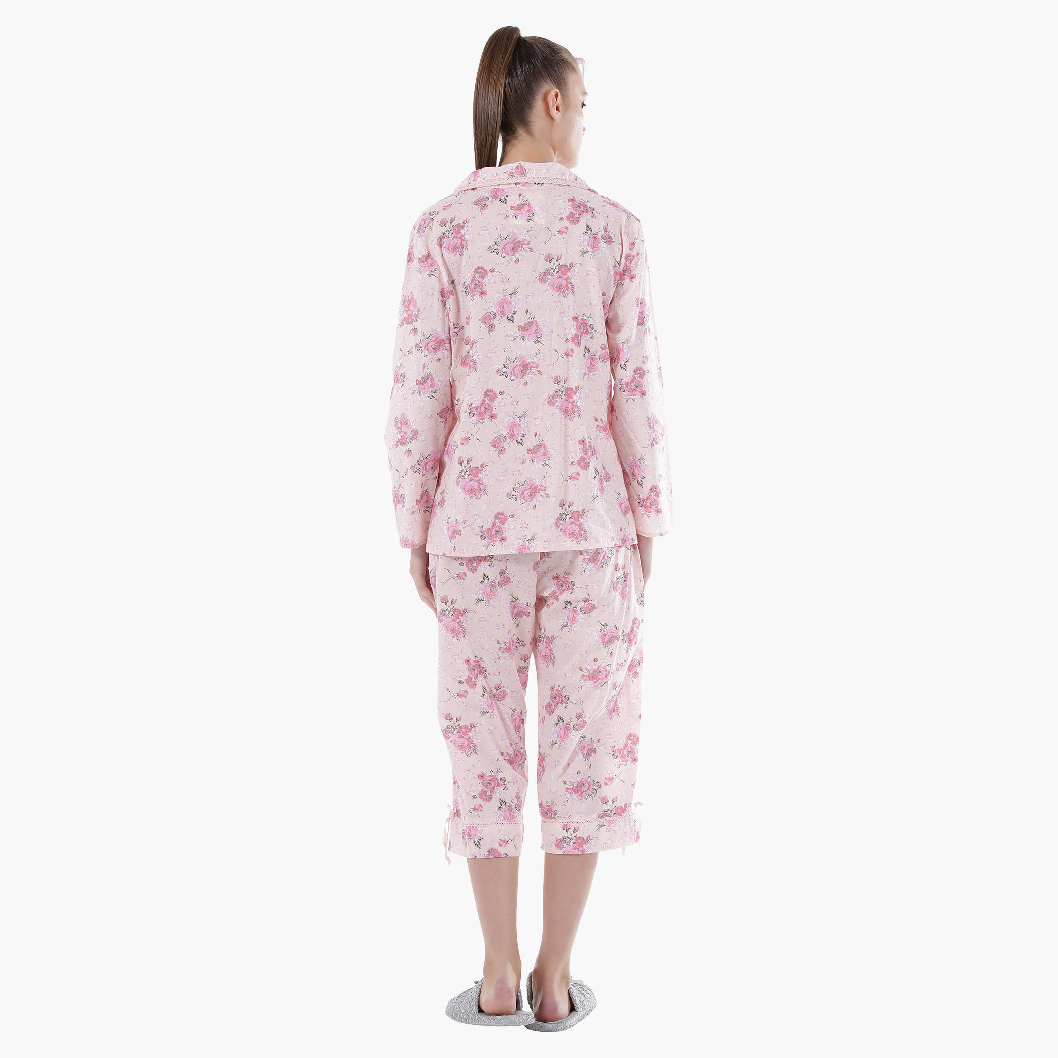Printed Cotton Capri Set-women-clothing-nightwear-pyjamas-longsets-image-2