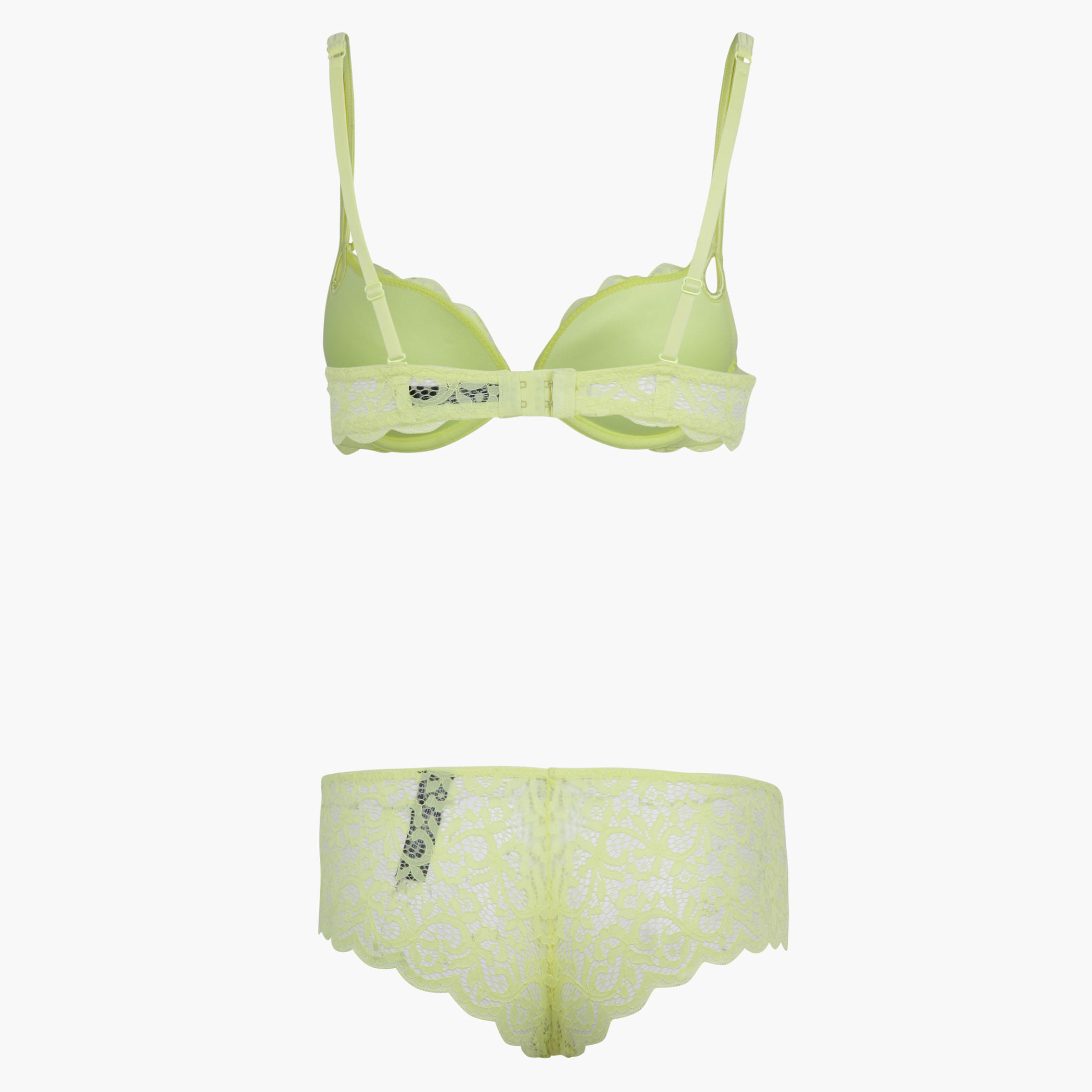 Lace Plunge Bra and Underwear Set-women-clothing-lingerie-lingeriesets-image-4