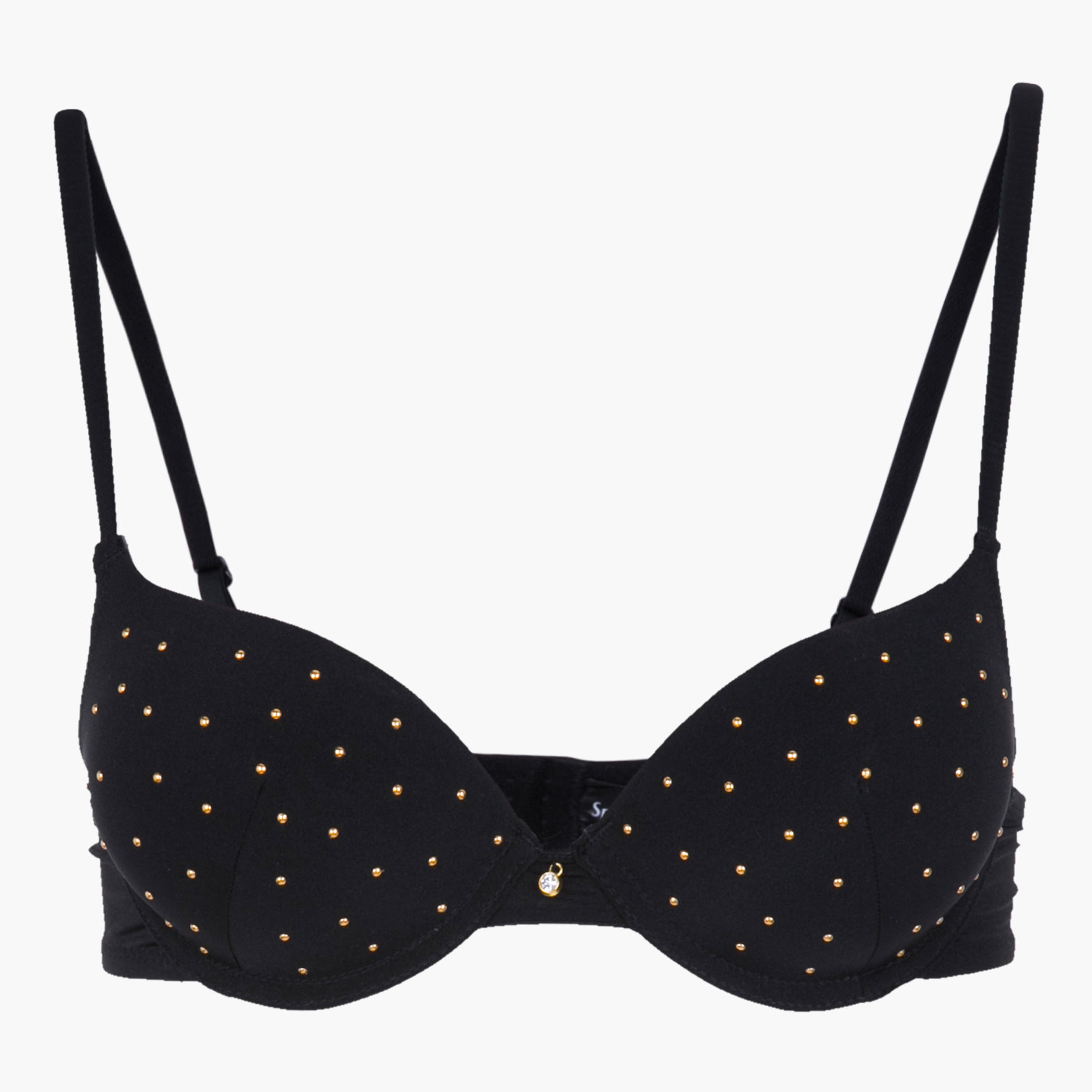 Studded Plunge Bra and Underwear Set-women-clothing-lingerie-lingeriesets-image-2
