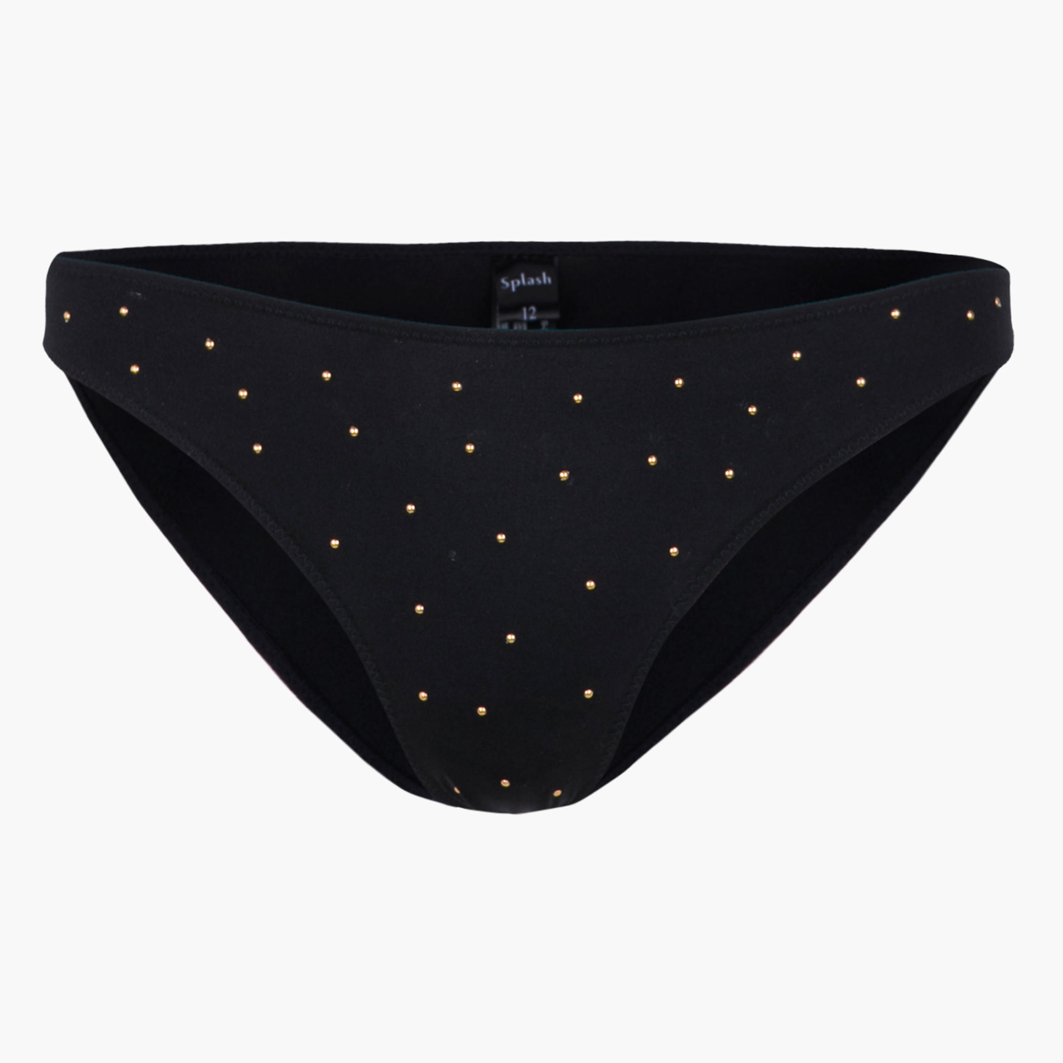 Studded Plunge Bra and Underwear Set-women-clothing-lingerie-lingeriesets-image-1