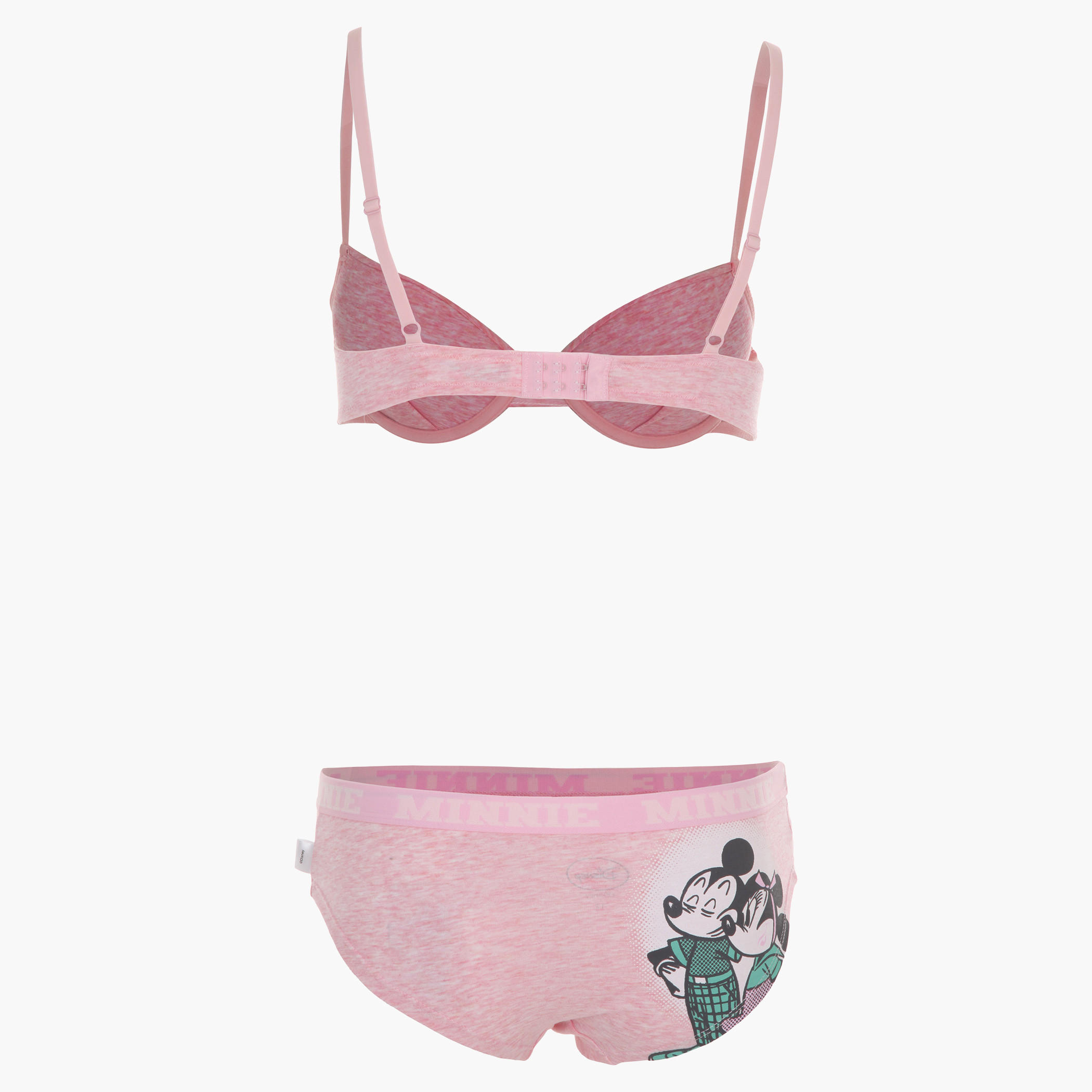 Minnie Mouse Print Padded Bra and Panty Set-women-clothing-lingerie-lingeriesets-image-2