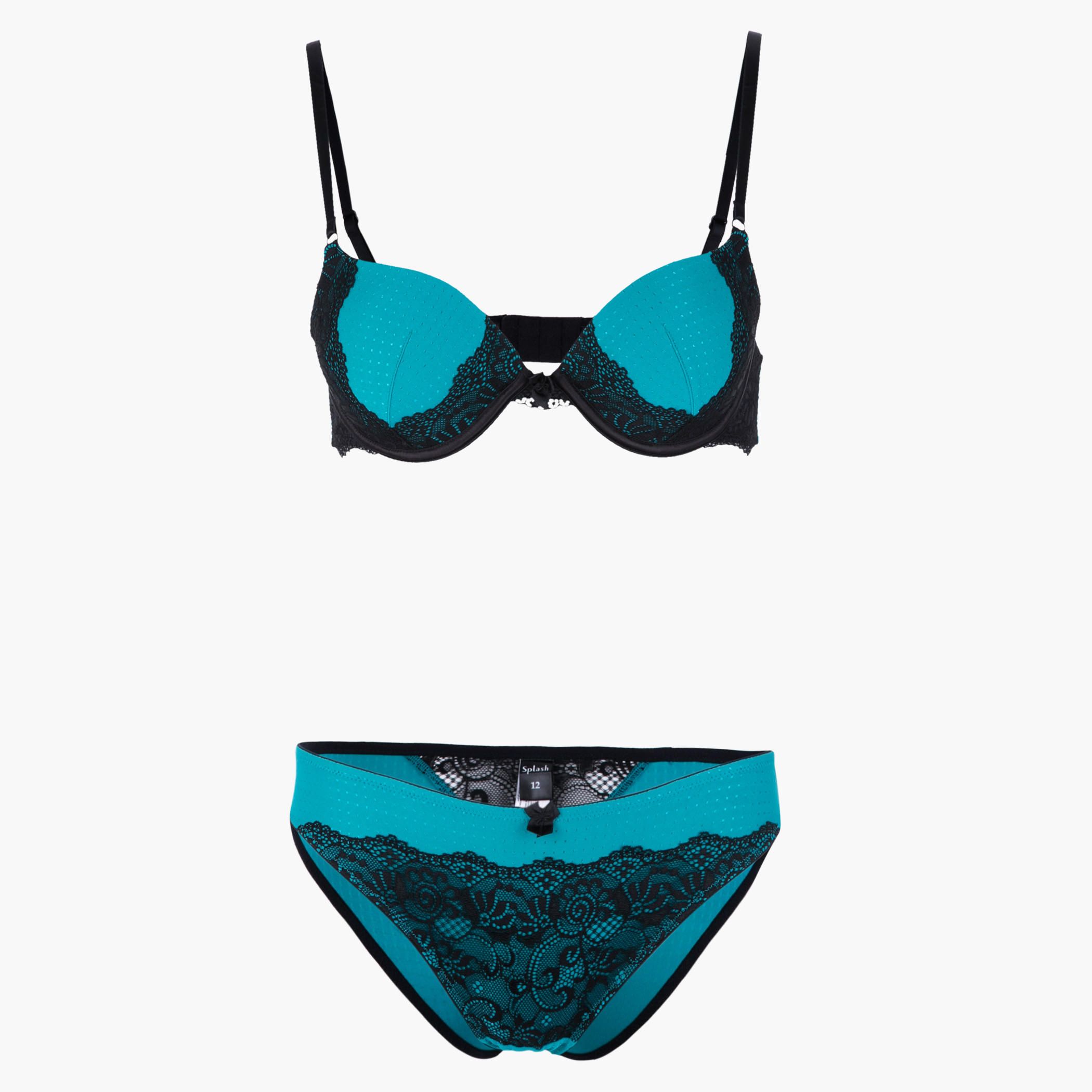Plunge Bra and Underwear Set-women-clothing-lingerie-lingeriesets-image-1