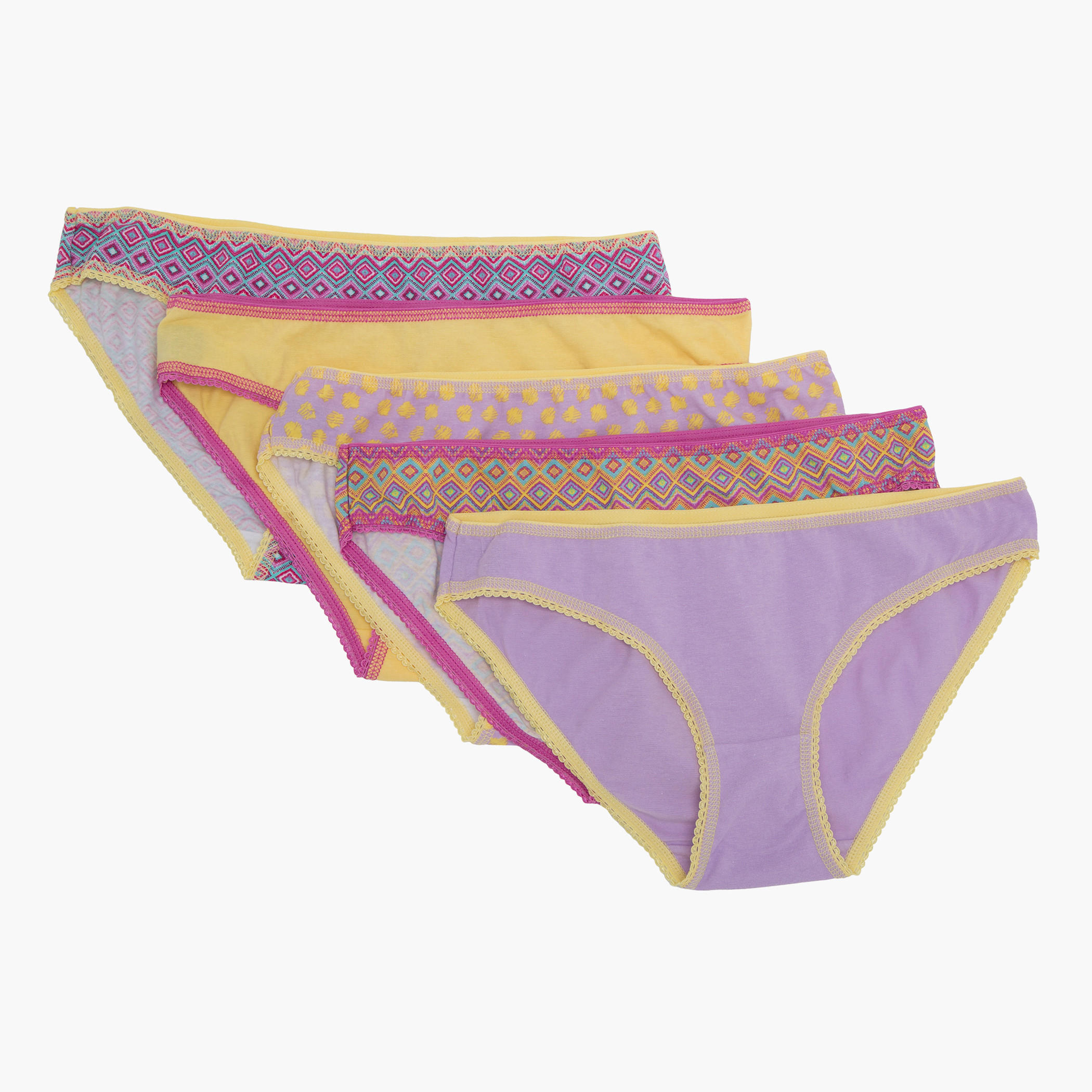 Printed Bikini Panty - Set of 5-women-clothing-lingerie-panties-image-3