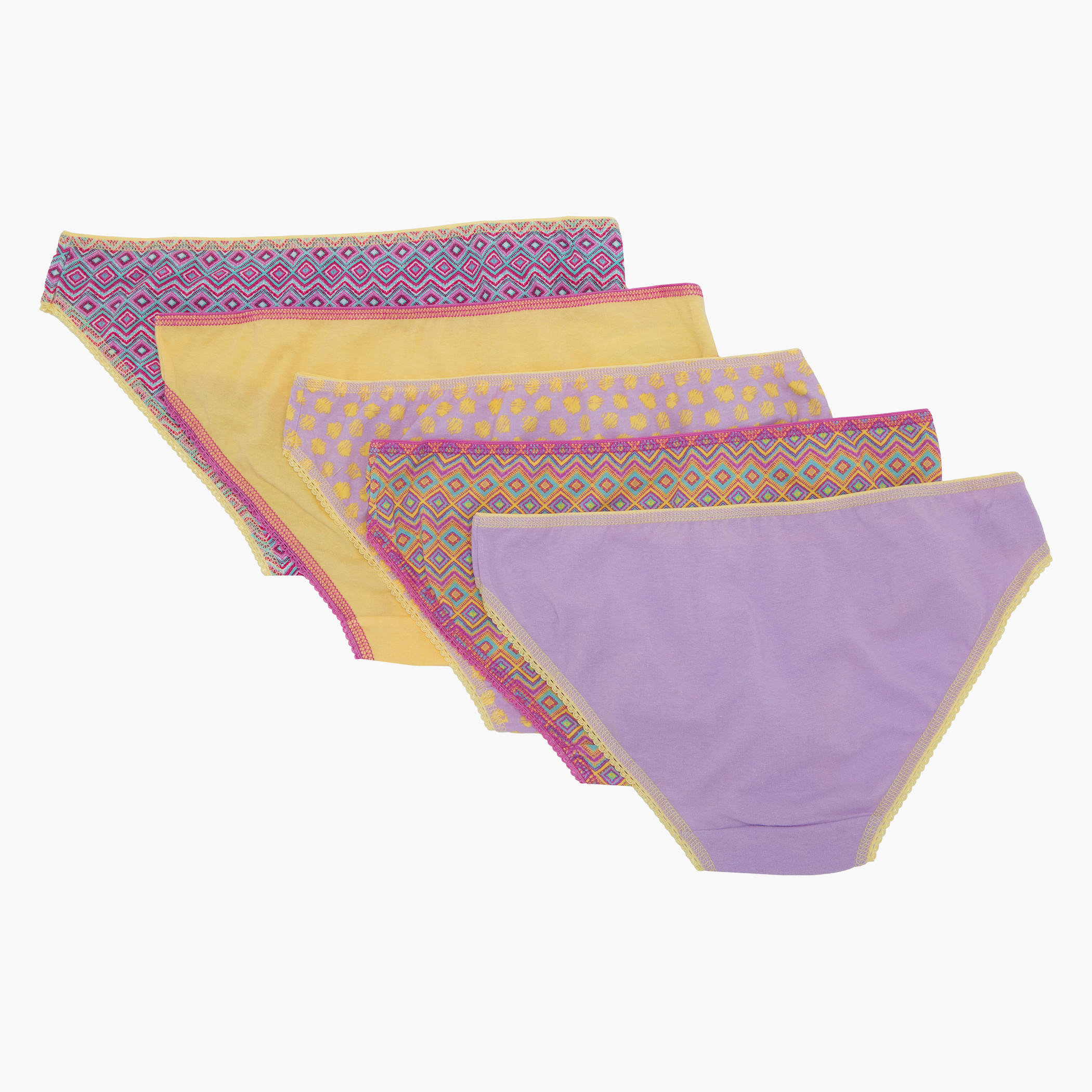 Printed Bikini Panty - Set of 5-women-clothing-lingerie-panties-image-2
