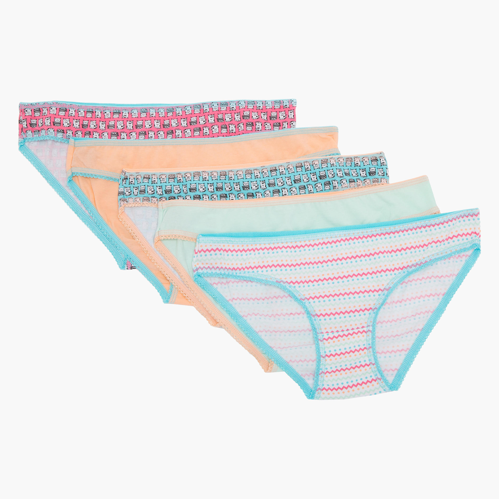 Printed Bikini Panty - Set of 5-women-clothing-lingerie-panties-image-1